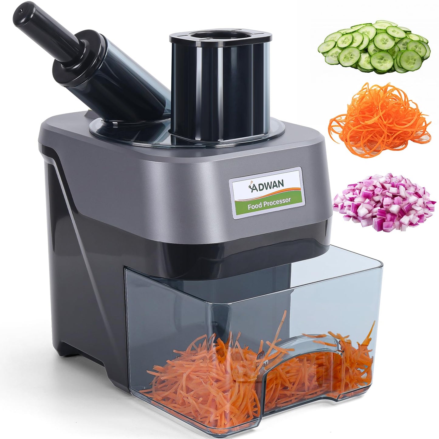 3 in 1 Electric Vegetable Slicer and Chopper Multifunctional Food Processor Electric Potato Cutter Automatic Onion Slicer & Shredder For Commercial Home Use