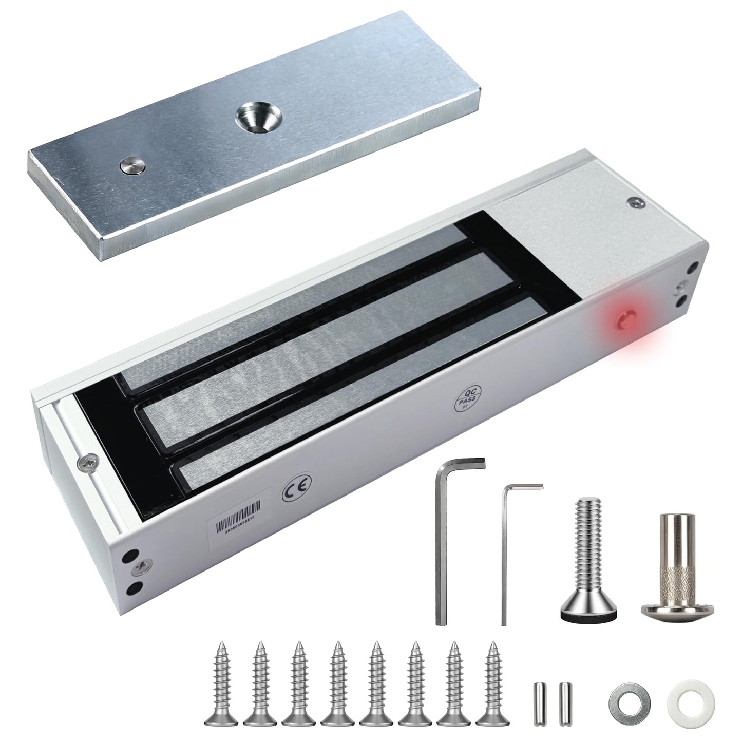 UHPPOTE 4GHz WiFi & RF Remote Control with 1200Lbs Electromagnetic Lock Kit
