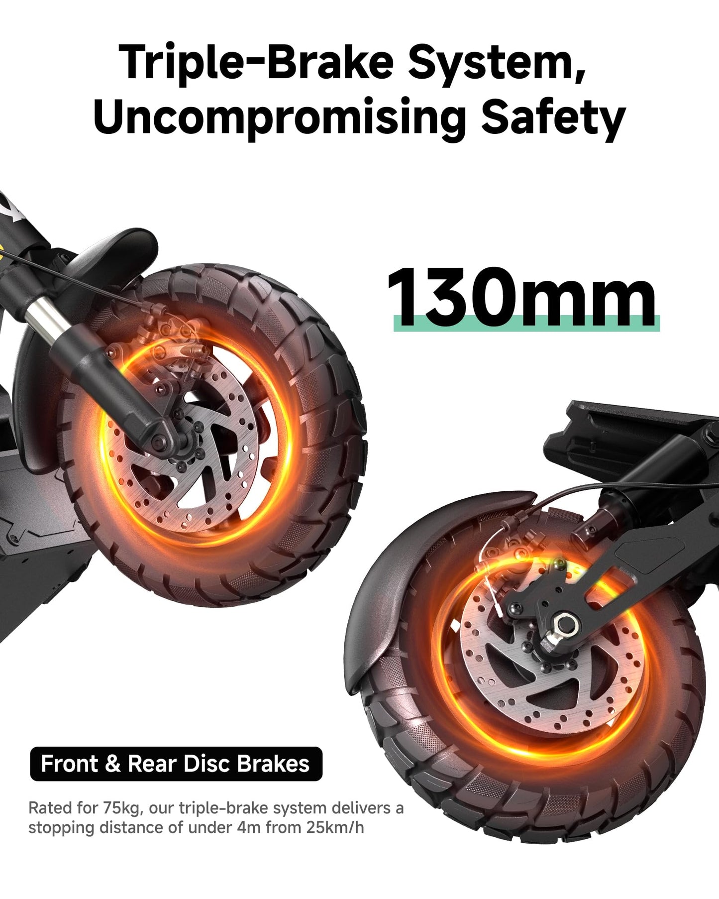 ECOROAD Electric Scooter for Adults, 1000W Peak Motor Up to 31 MPH, 37+ Miles Long Range, 10" All-Terrain Pneumatic Tires, Foldable Heavy Duty 330+ lbs E-Scooter with App & RGB Lights