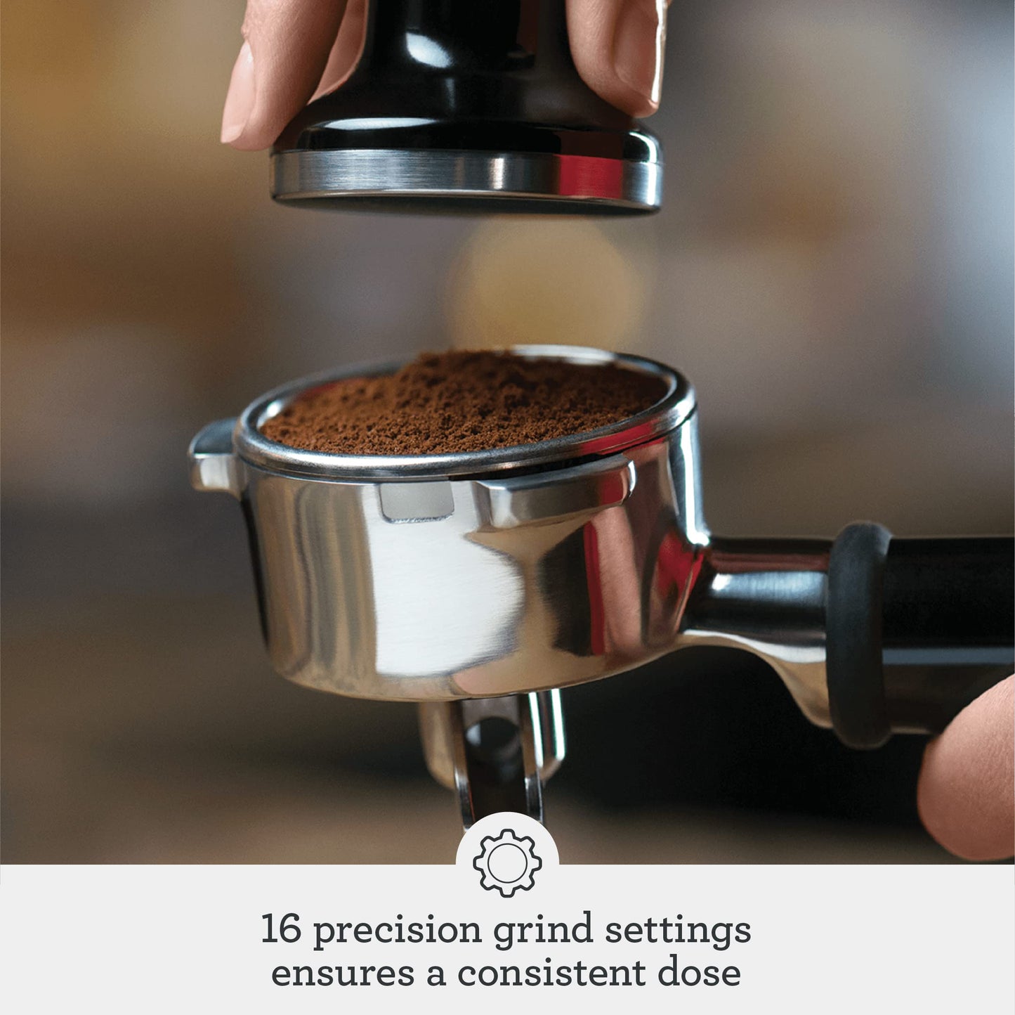 Breville Barista Express Espresso Machine BES870BSXL, Black Sesame