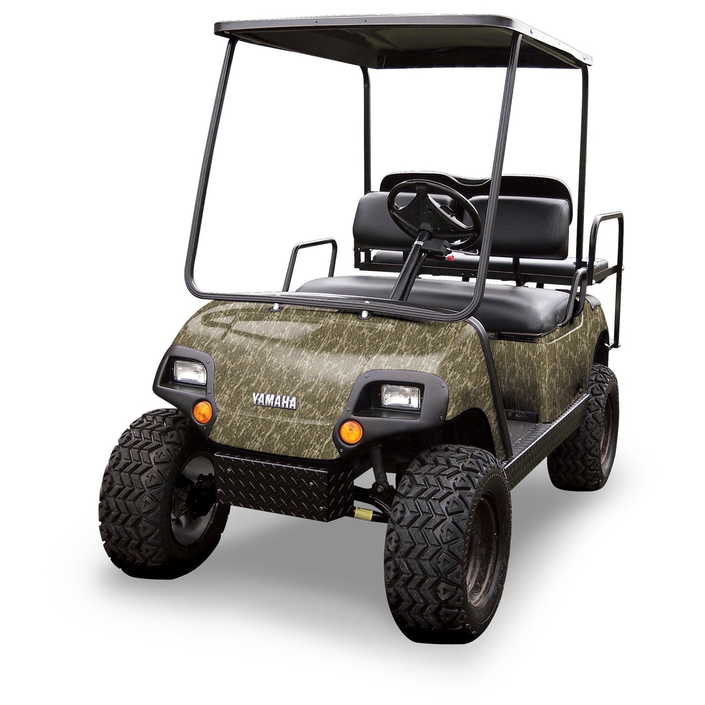 Mossy Oak Graphics Bottomland Camo Golf Cart Kit - Easy to Install Vinyl Wrap with Matte Finish - Camouflage for your Golf Cart