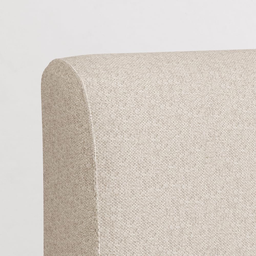 Nectar Upholstered Headboard - Twin XL - Linen - Attachable to Bamboo Bed Frame (Sold Seperately) - Easy Tool Free Set Up - Contemporary and Durable