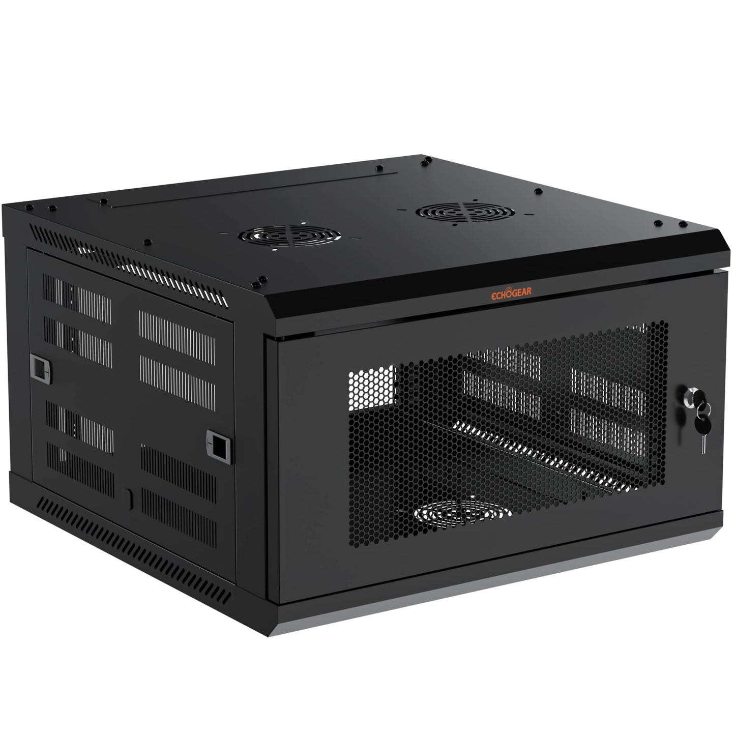ECHOGEAR 6U Network Rack w/Enclosed Design, Easy Install, 600mm Depth