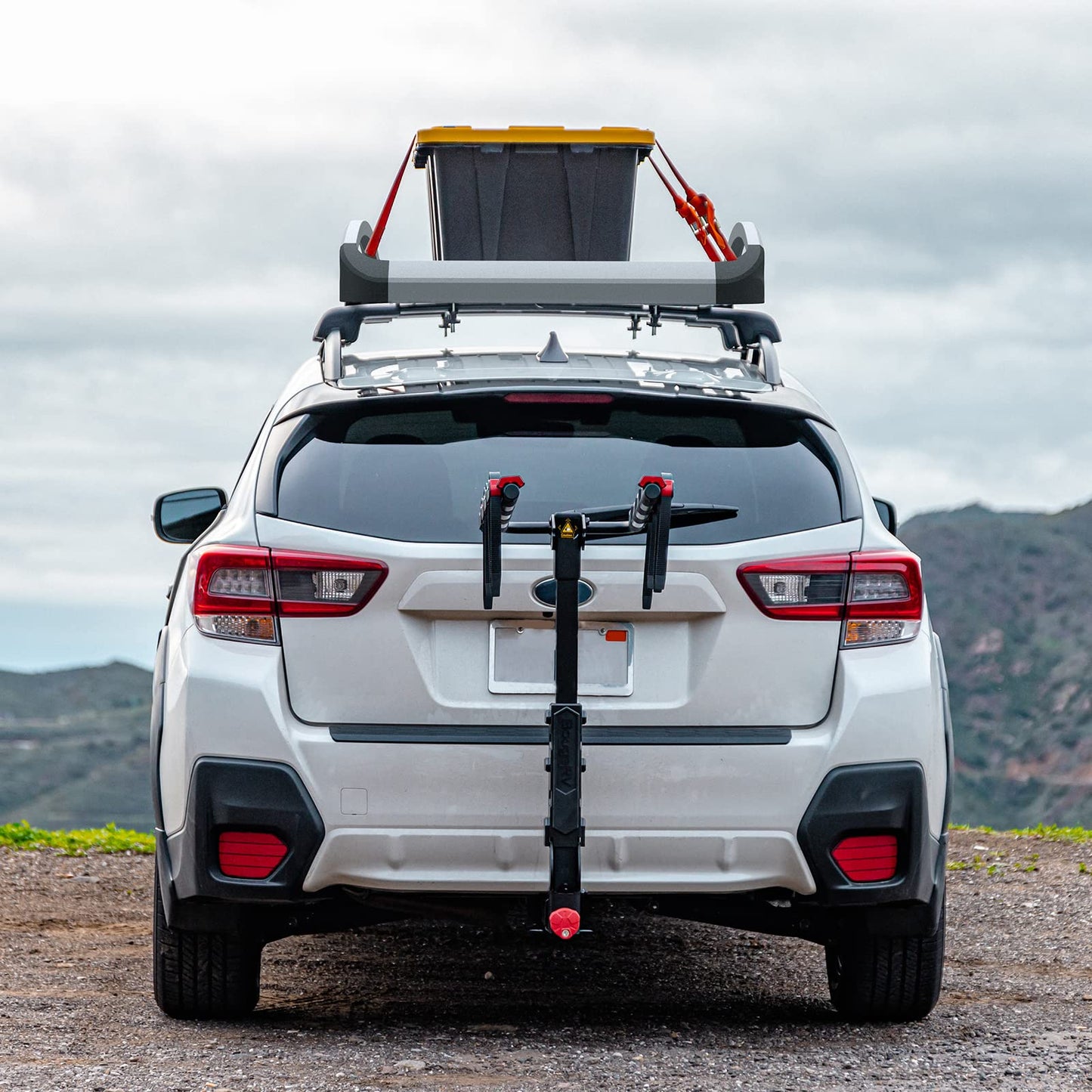 BougeRV Anti-Rust Aluminum Roof Basket 47''x40''x8'', Lightweight Universal Rooftop Cargo Carrier Roof Rack Cargo Basket with Wind Fairing, Roof Rack for SUV Pick Up Truck,150LBS Load Capacity, Silver