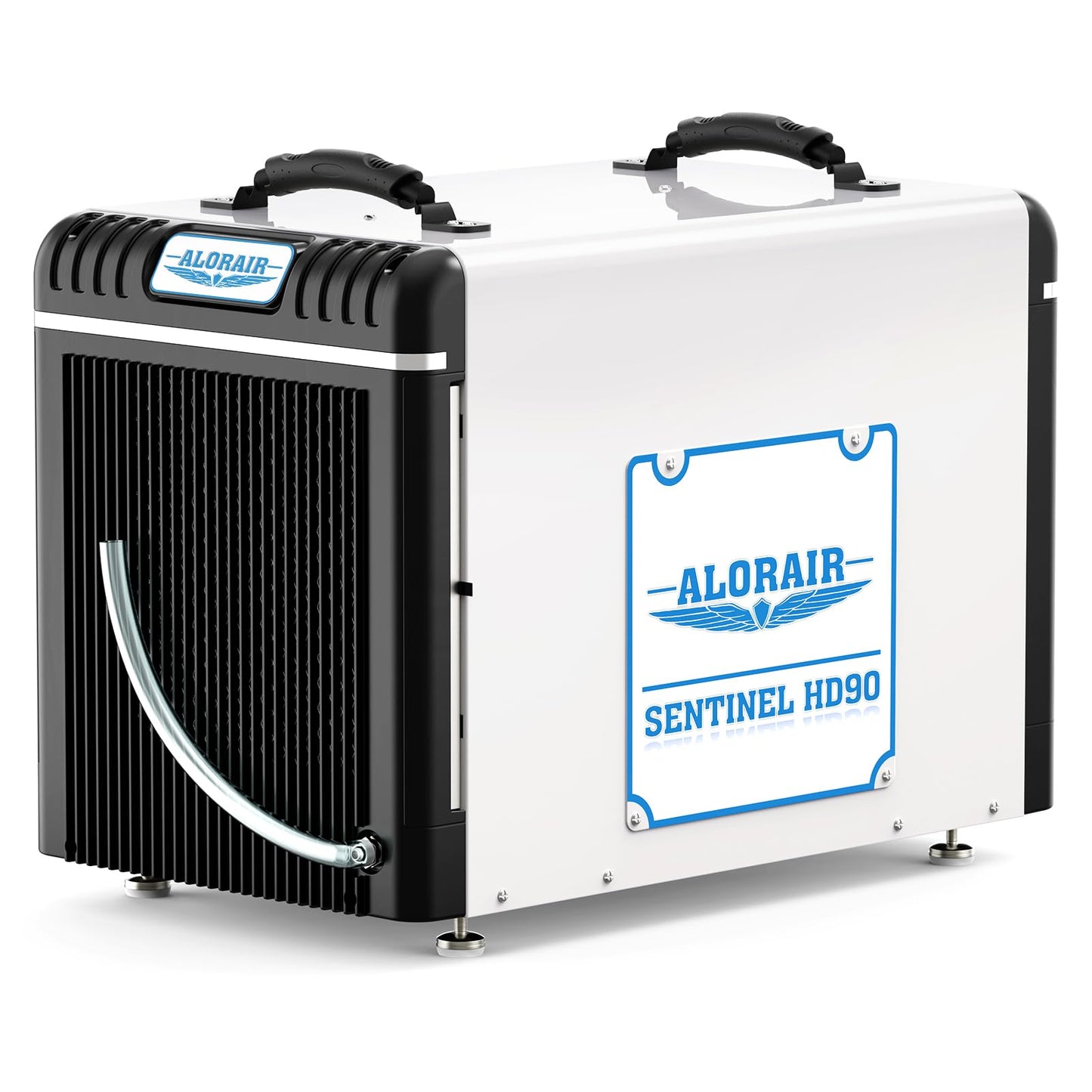 ALORAIR Basement/Crawl Space Dehumidifiers 198 Pint (Saturation), 90 PPD (AHAM), Auto Defrosting System, Commercial Dehumidifier