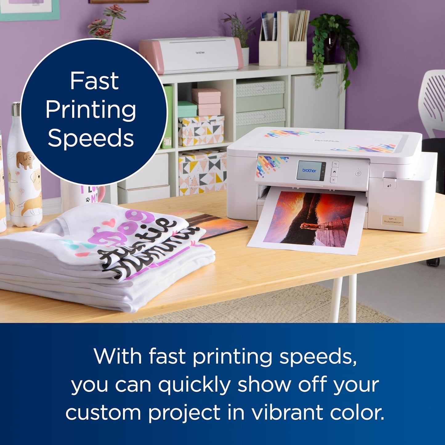 Brother Sublimation Printer and Black Ink Cartridge