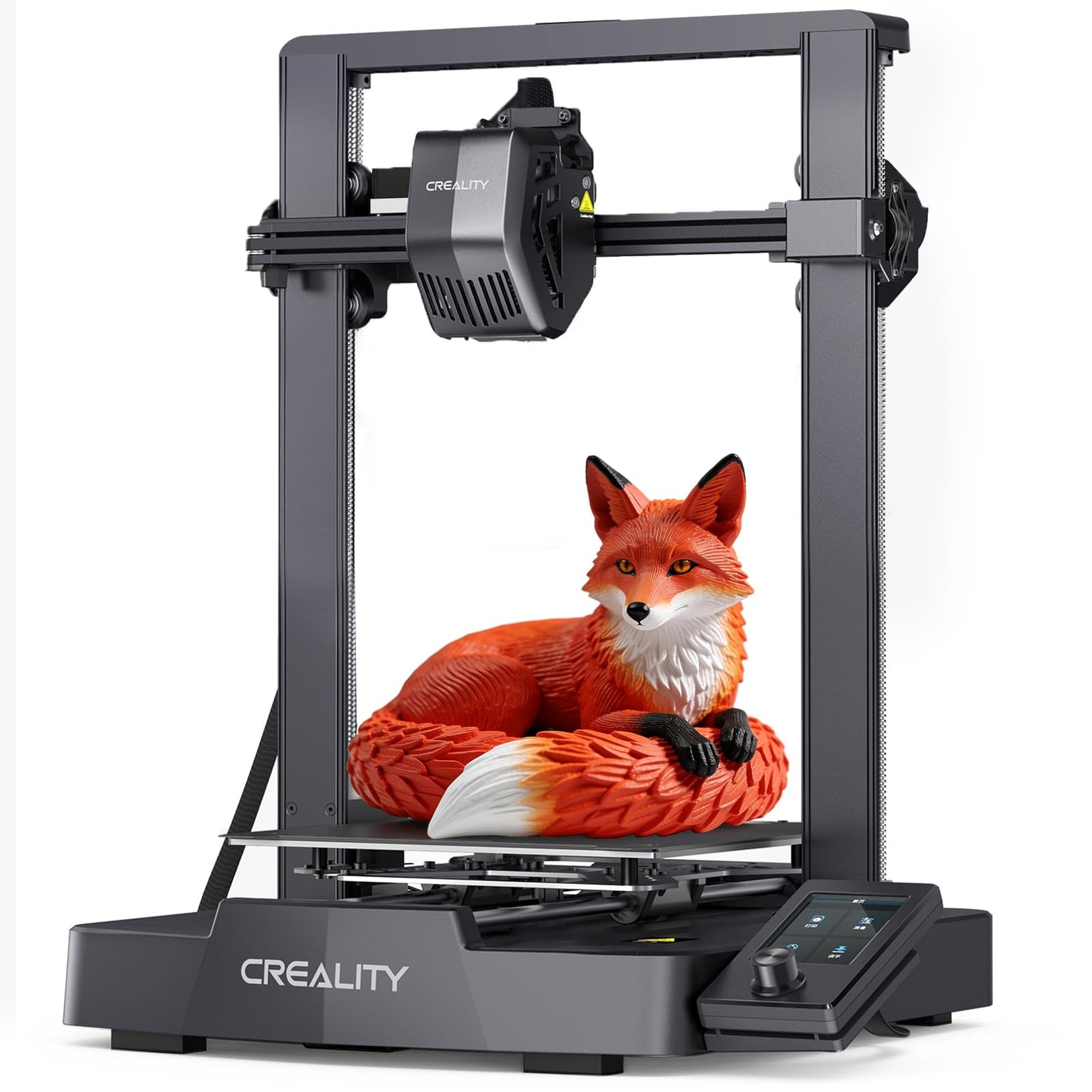 Creality Ender 3 V3 SE 3D Printer, 250mm/s High-Speed Desktop Printer, CR Touch Auto-Leveling, Sprite Direct Extruder, Dual Z-Axis, Auto-Load Filament, 8.66x8.66x9.84 Print Volume, Easy Assembly