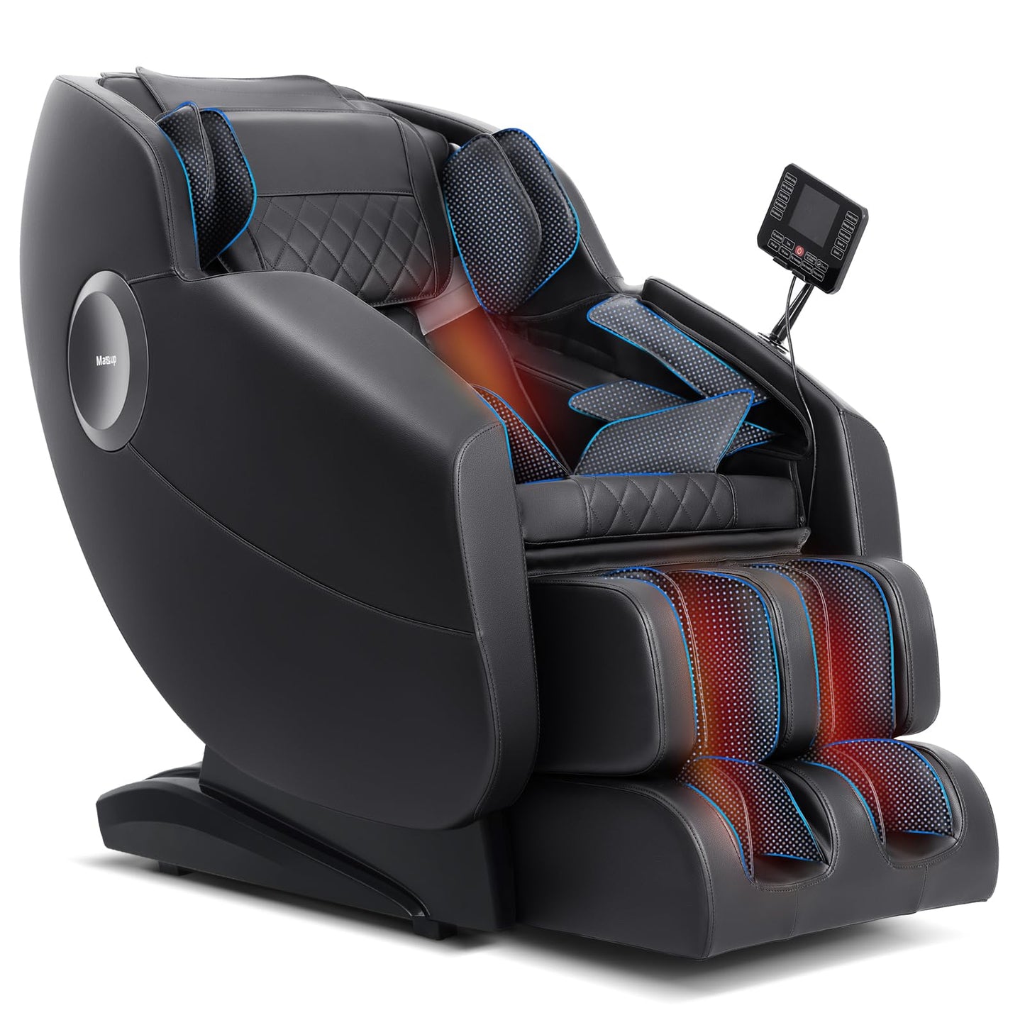 Massage Chair, Zero Gravity Full Body Massage Chair, Shiatsu Recliner with 14 Massage Points, Lumbar & Calf Heating, 20 Auto Modes, Spacious Massage Area, Bluetooth Speaker, Touch Screen Controller