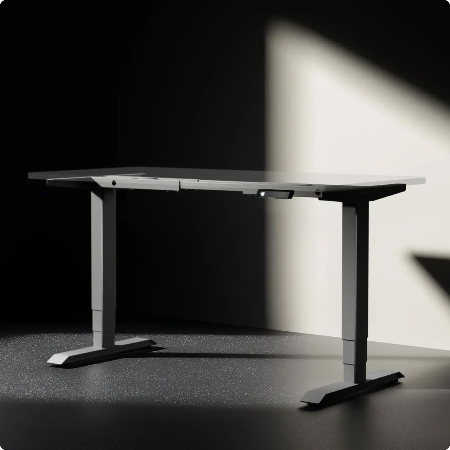 Desktronic Height Adjustable Standing Desk Frame — Ergonomic Sit Stand Desk Frame, Electric Dual Motors 353 lbs, USB & USB-C Charging, Wobble-Free, Touchscreen, 3 Memory Presets, Anti-Collision