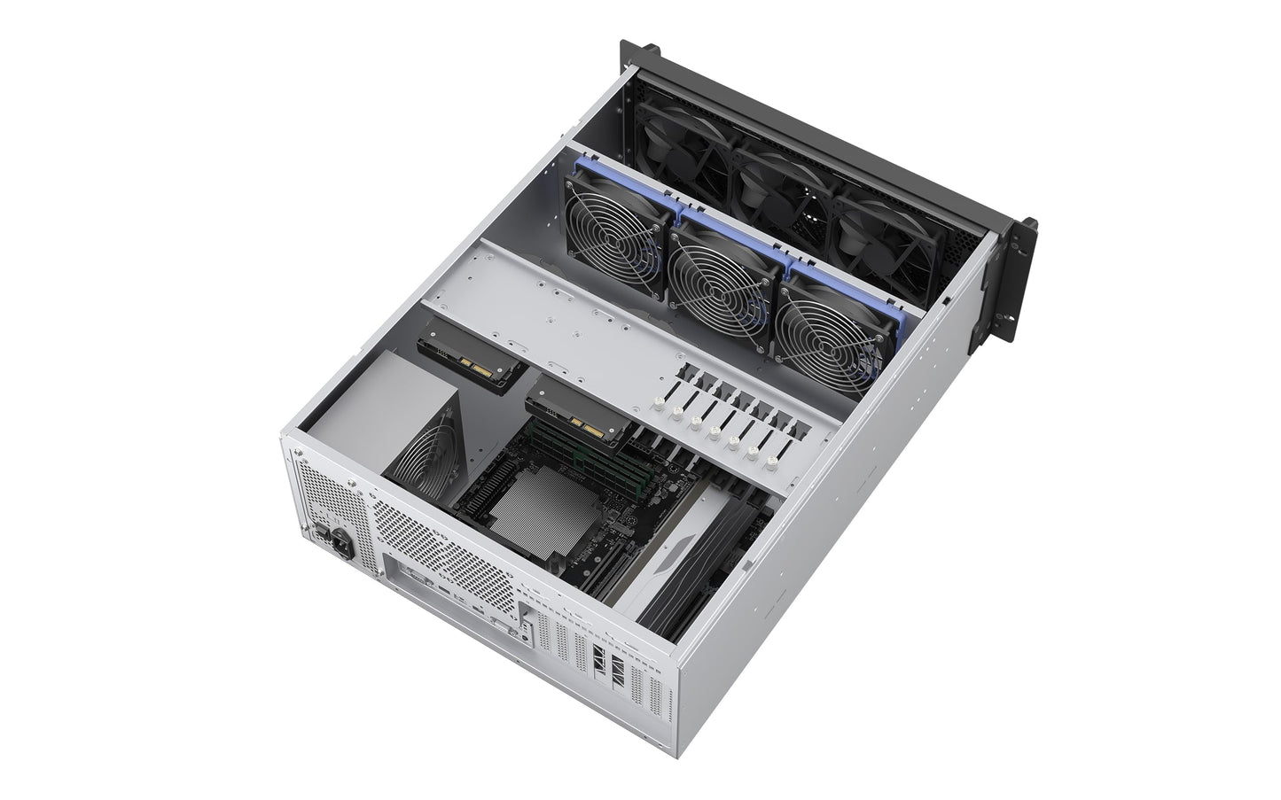 Rosewill 4U Rackmount Server Chassis | Supports up to 2 x 3.5 HDD & 4 x 2.5 SSD | E-ATX & SSI-EEB Compatible | 360mm AIO Support | 3 x 120mm PWM Fans | USB 3.2 Type-C | RSV-L4620