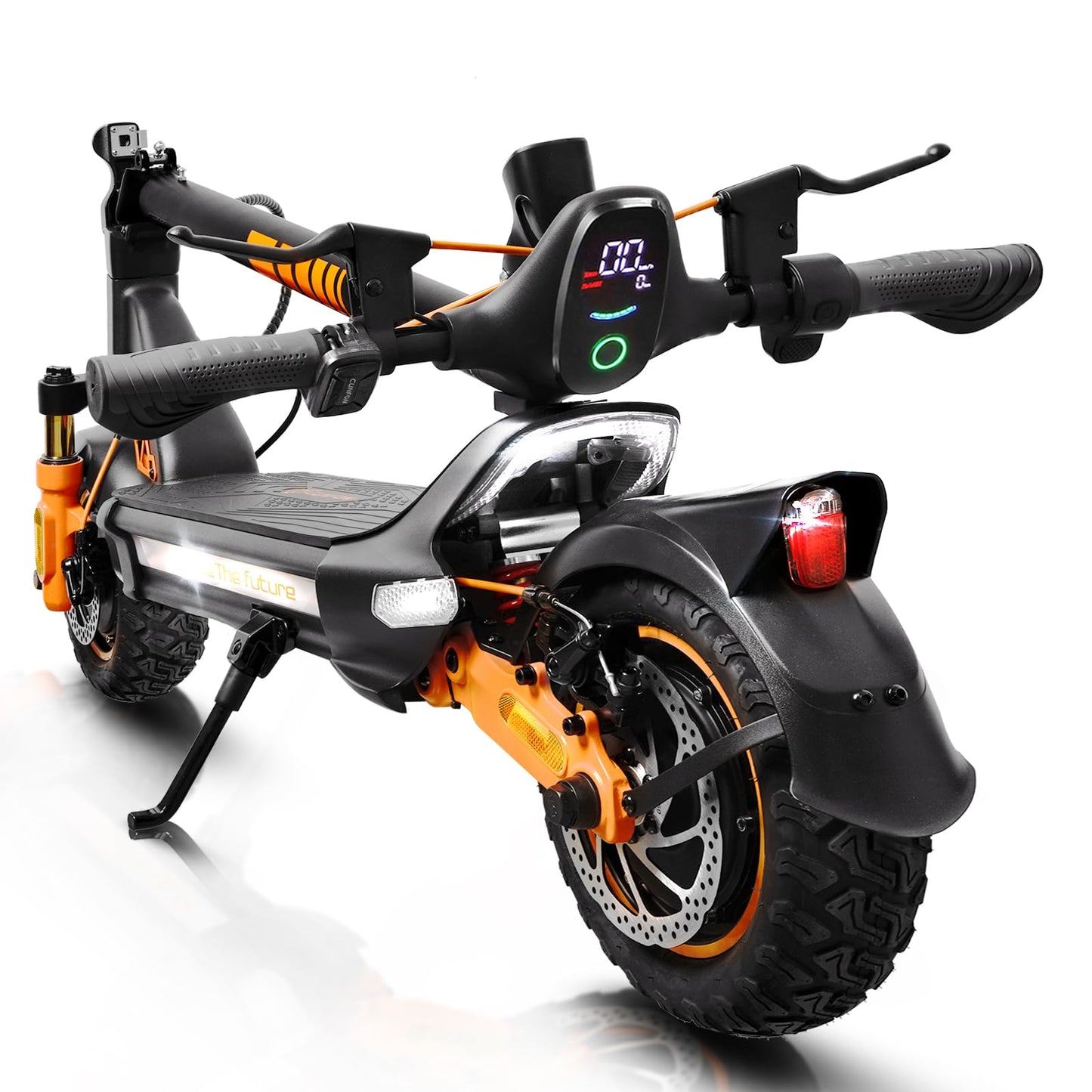 Electric Scooter Adult, 1600W*2 Dual Motor RZ1000, Up to 40-50 Miles Long Range/MAX Speed 31 Mph, Self-Sealing Off Road Tires with 1152Wh Battery & Dual Suspension Commuting Fast Electric Scooter