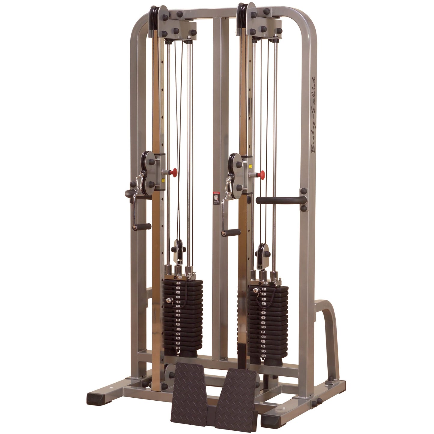 Body-Solid (SDC2000G/1) Pro Club Line Dual Cable Column Machine for Home Gym, Functional Training with Dual Weights Stack & Pulley Cable Workout Machines for Strength Training