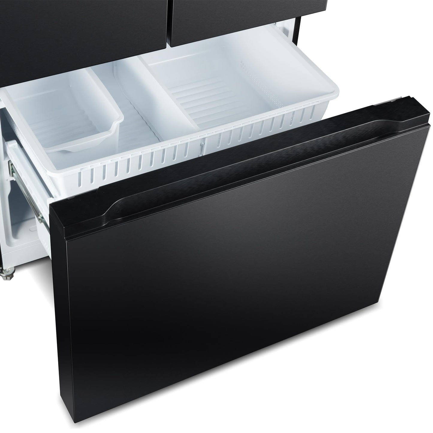 36 in. Vista Collection 27.4 cu. ft. French Door Refrigerator, Matte Black