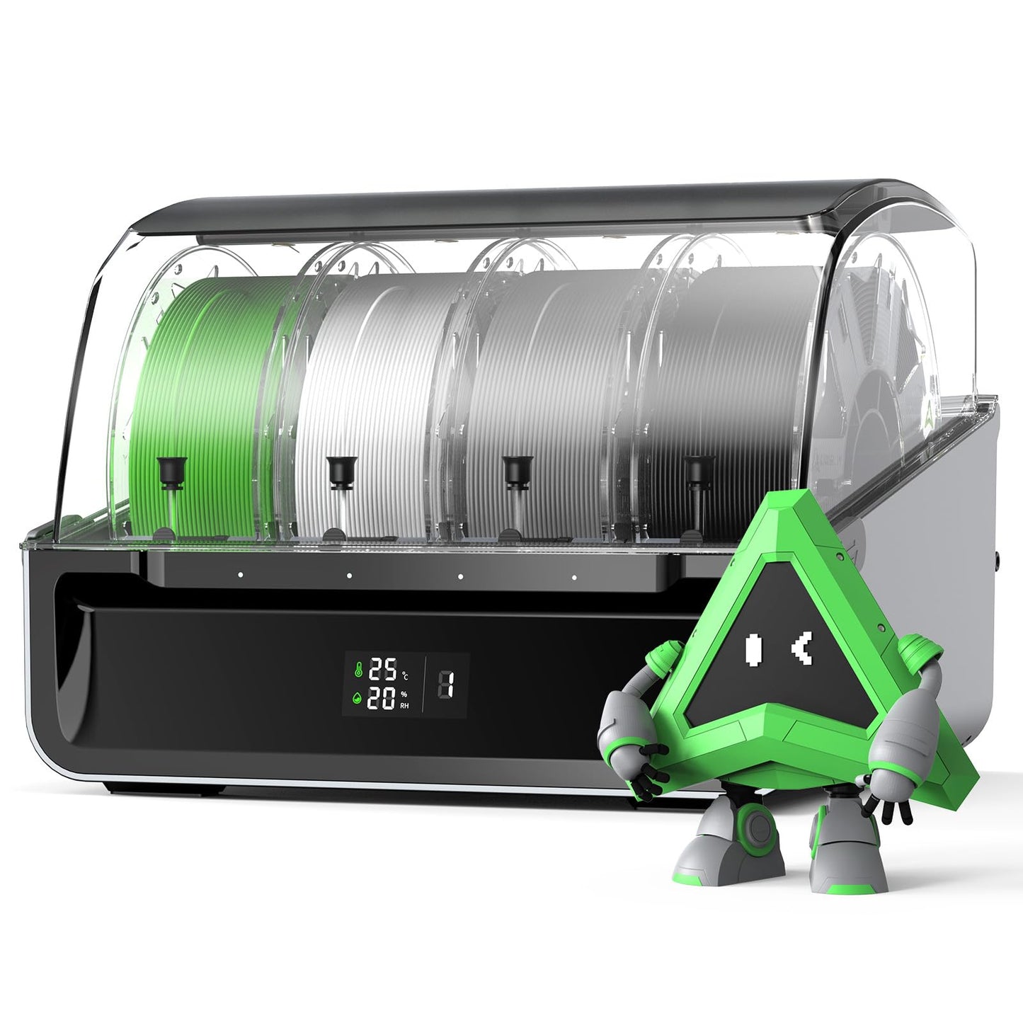 Creality CFS for K2 Plus 3D Printer, 16 Color Automatic Filament System, Filament Runout & Winding Detection, Moisture-Proof Storage Accessories