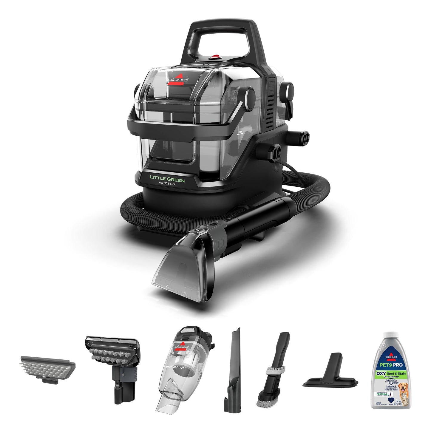 BISSELL Little Green Auto Pro, Professional-Grade Auto Tools and Cleaning Formula Included, 3909L