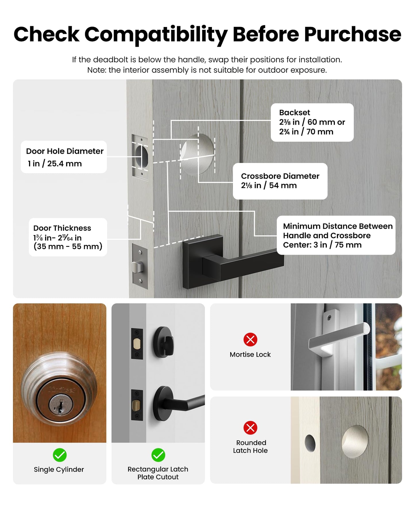 Lockin Venoris Plus - All-in-One Smart Lock for Front Door - Palm Vein & Fingerprint Keyless Entry - 2K 180° Ultra-Wide Camera, Night Vision, Built-in WiFi & 8GB Storage - No Monthly Fee