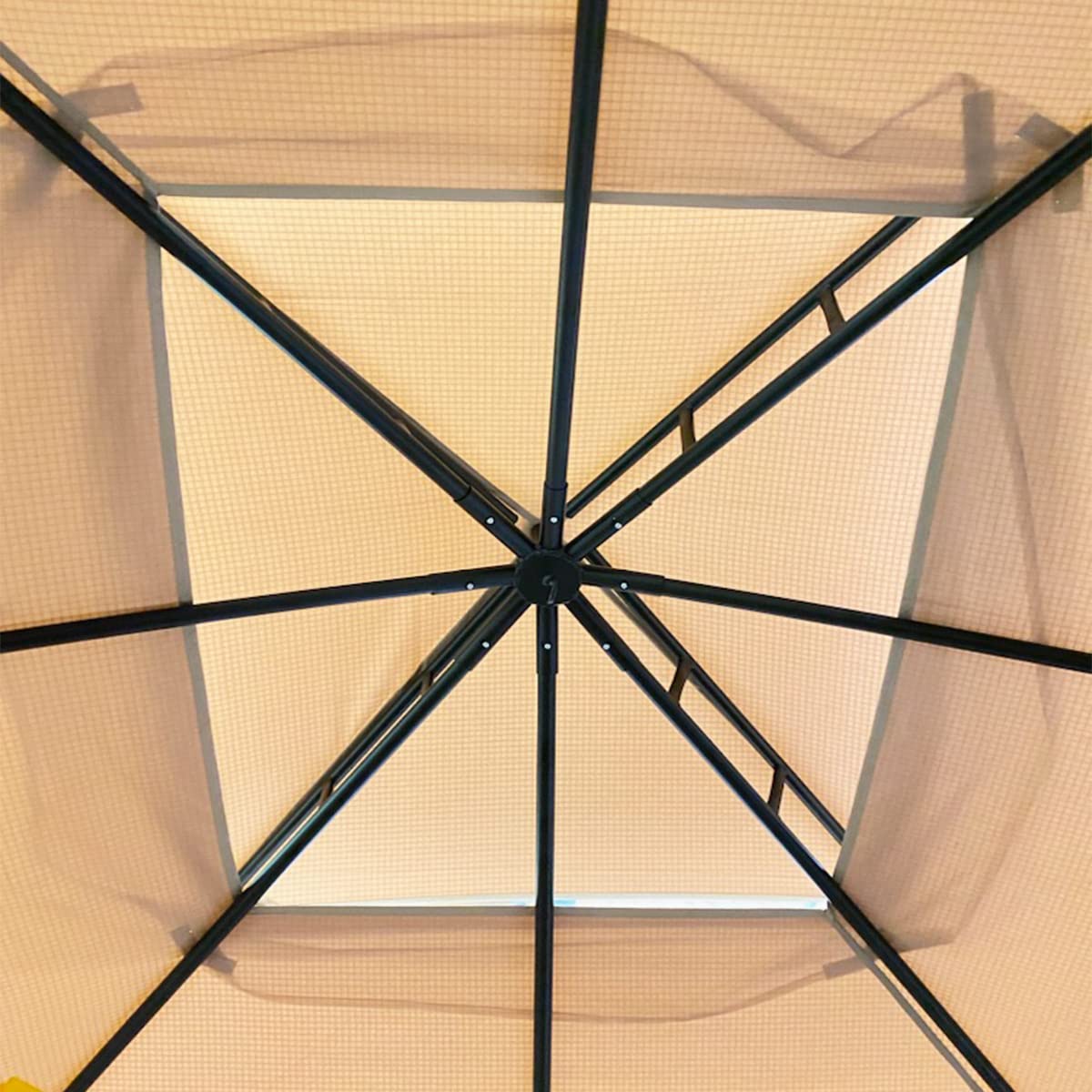 Garden Winds Replacement Canopy Top Cover Compatible with The Laurel Canyon HDGSTDM-1012 Gazebo - Riplock 350