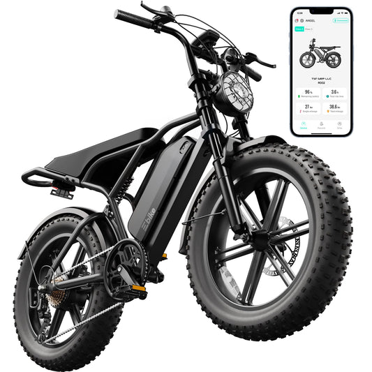 TST Electric Bike for Adults 1500W Peak 20" Fat Tire All- Terrain E-Bike 60 Miles Electric Dirt Bike - 48V 15 AH Battery Tested to Safety Tested to UL 2849 Powered Electric Bicycle