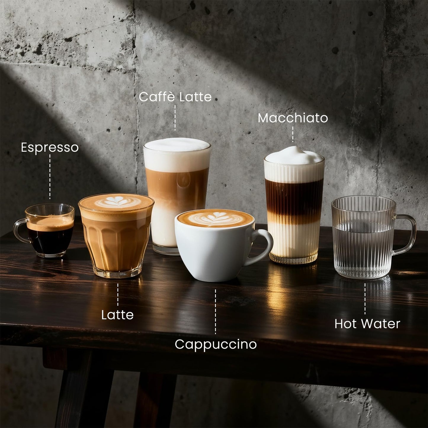 Kndko Automatic Espresso Machine, 20 Bar Coffee Maker with Grinder and Milk Frother Steam Wand, All-in-One Grind and Brew Coffee Maker, Auto Self-Cleaning, Cappuccino & Barista-Style