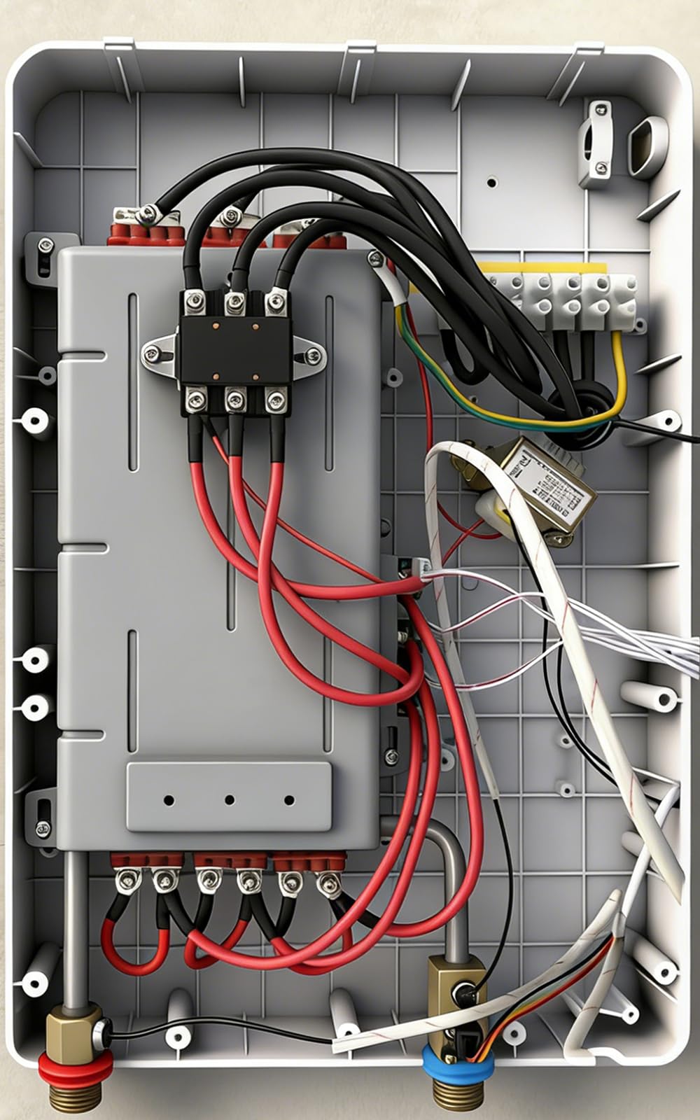 ECOAPTUNIT 18kW 240V Tankless Water Heater Electric, Up to 4.4 GPM
