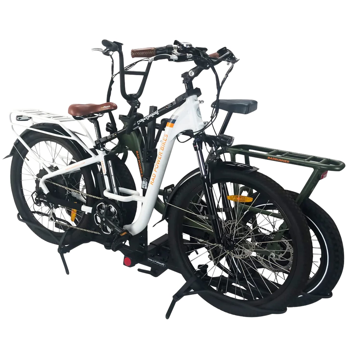 Hollywood Racks Sport Rider 2" Hitch Bike Rack, Carries 2 Bikes up to 80 lbs Each for Standard, Fat Tire and Electric Bicycles - Heavy Duty, Foldable Ebike Rack for Car, Truck, and SUV