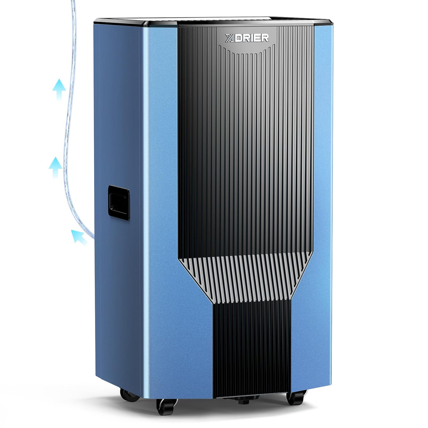 XDRIER 198 PPD Commercial Dehumidifier with Pump & Drain Hose, LGR Technology, Auto Defrost, for Basements, Large Rooms, Warehouses & Storage Areas, 5-Year Coverage