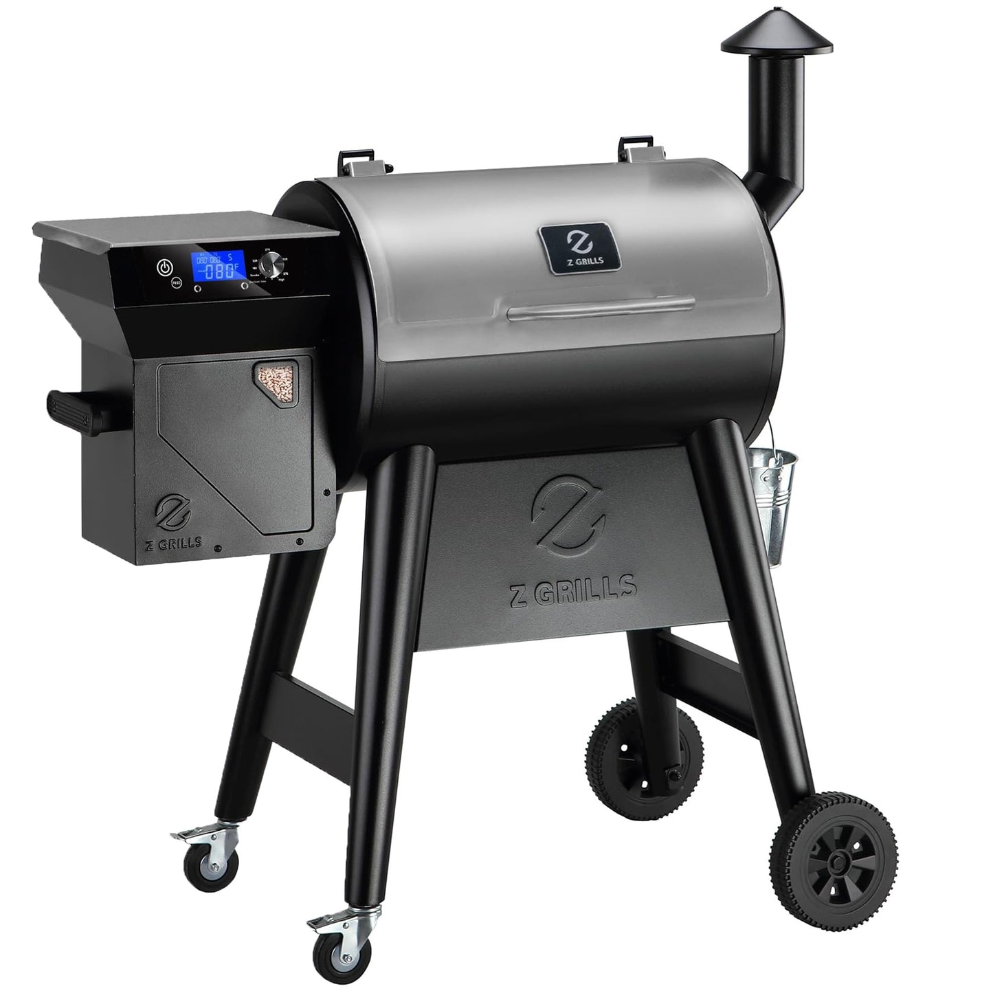Z GRILLS Electric Wood Pellet Grill Smoker with PID 3.0 Controller, 450°F Max Temperature, 8-in-1 Outdoor Grill & Smoker, 459 Square Inches Cook Area, Meat Probes, Rain Cover (450E PRO)
