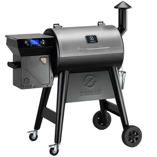 Z GRILLS Electric Wood Pellet Grill Smoker with PID 3.0 Controller, 450°F Max Temperature, 8-in-1 Outdoor Grill & Smoker, 459 Square Inches Cook Area, Meat Probes, Rain Cover (450E PRO)