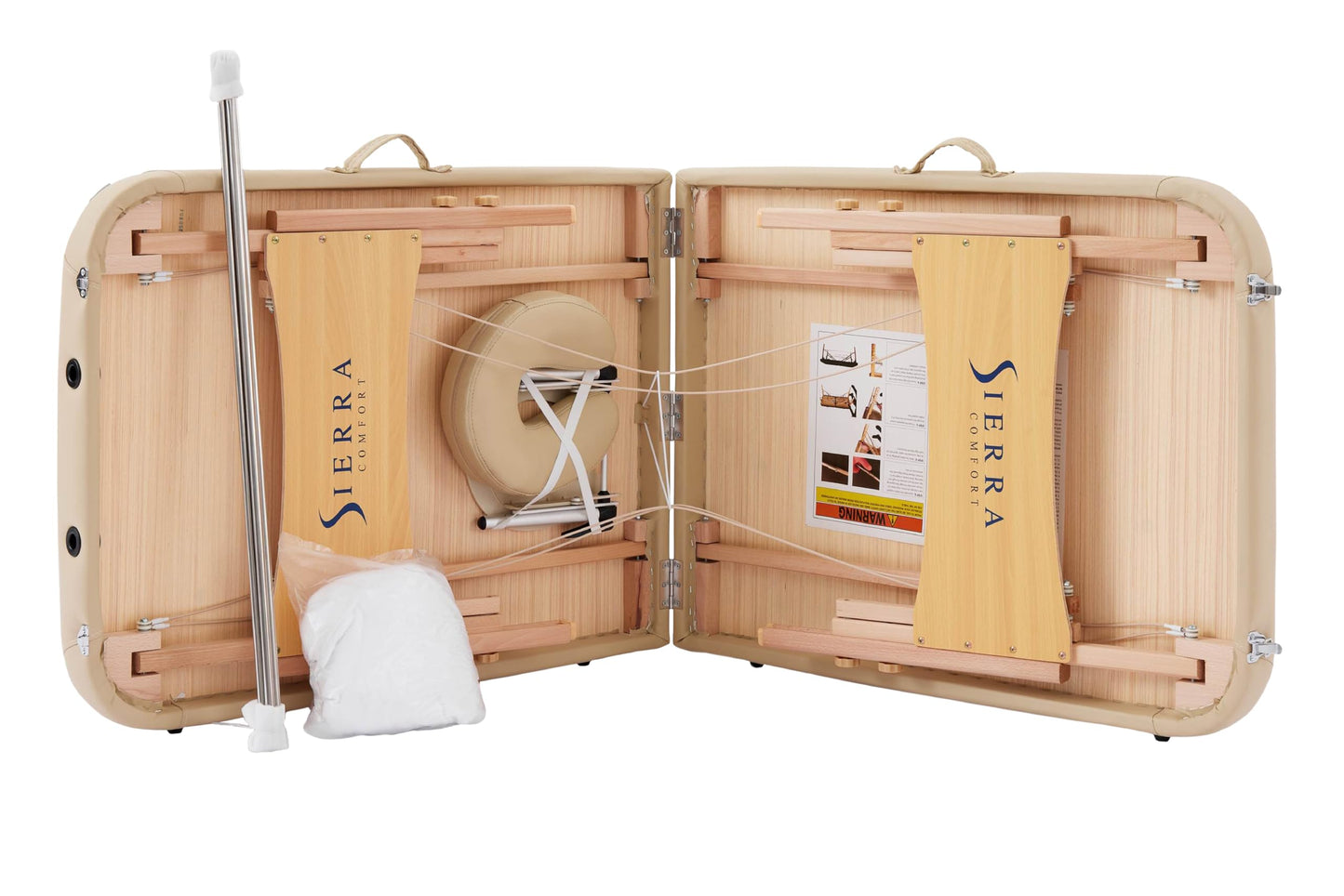 Sierra Comfort All-Inclusive Portable Massage Table, SC-901 (Beige)