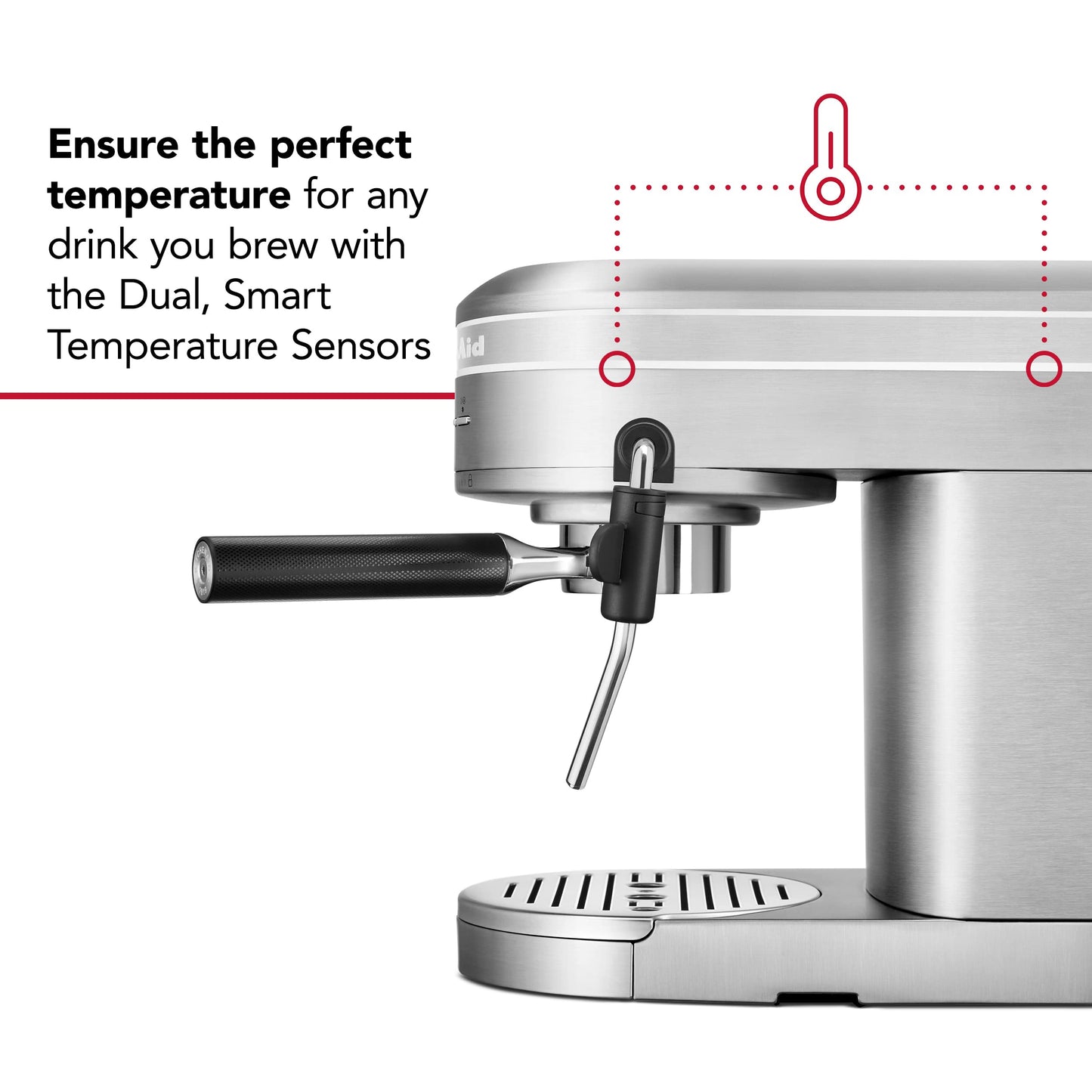 KitchenAid Metal Semi-Automatic Espresso Machine - KES6503