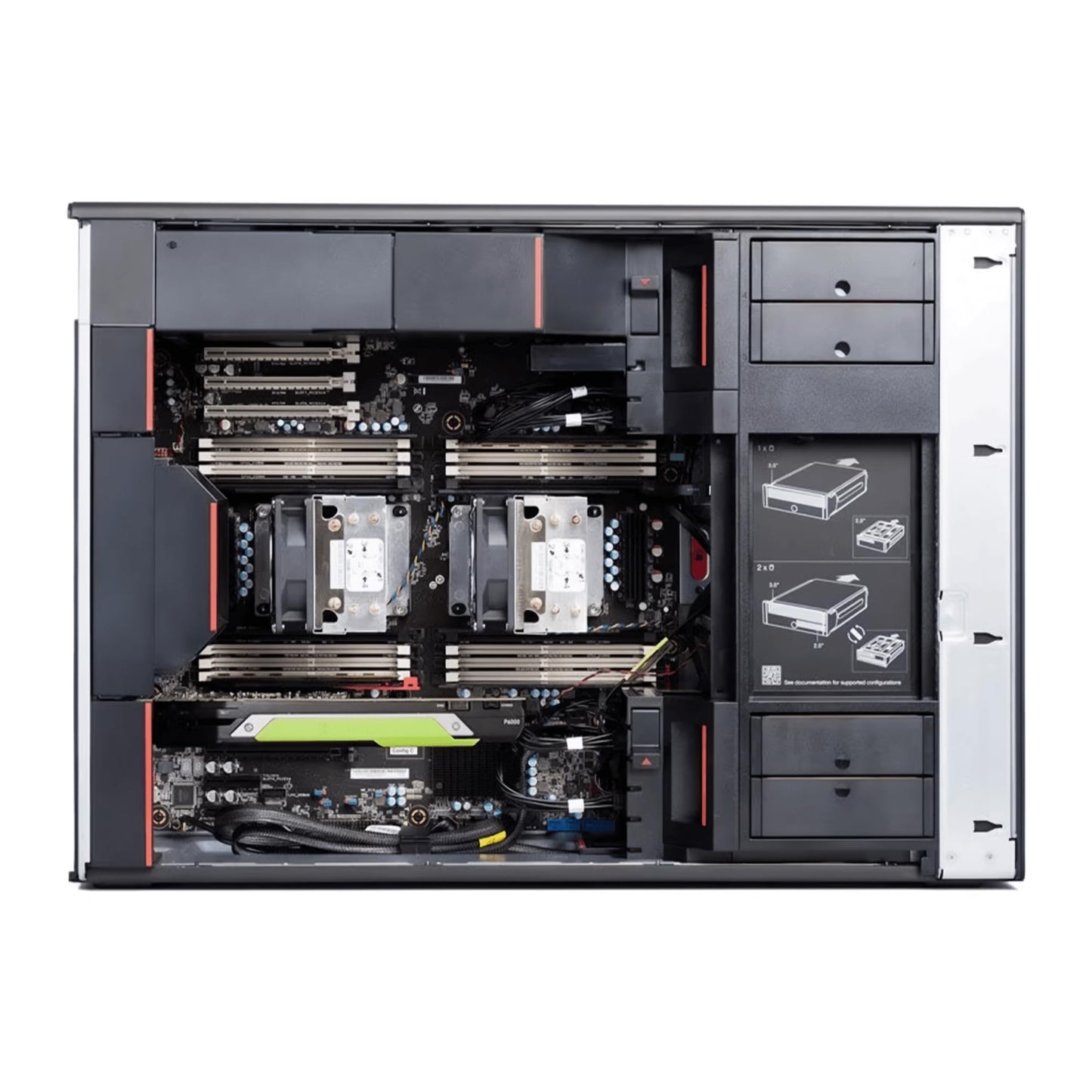 PCSP P920 Workstation/Server - 2X Intel Gold 6130 2.10GHz (32 Cores & 64 Threads Total), Quadro K620 2GB Graphics Card, No HDD, No Operating System (Renewed) (64GB DDR4)