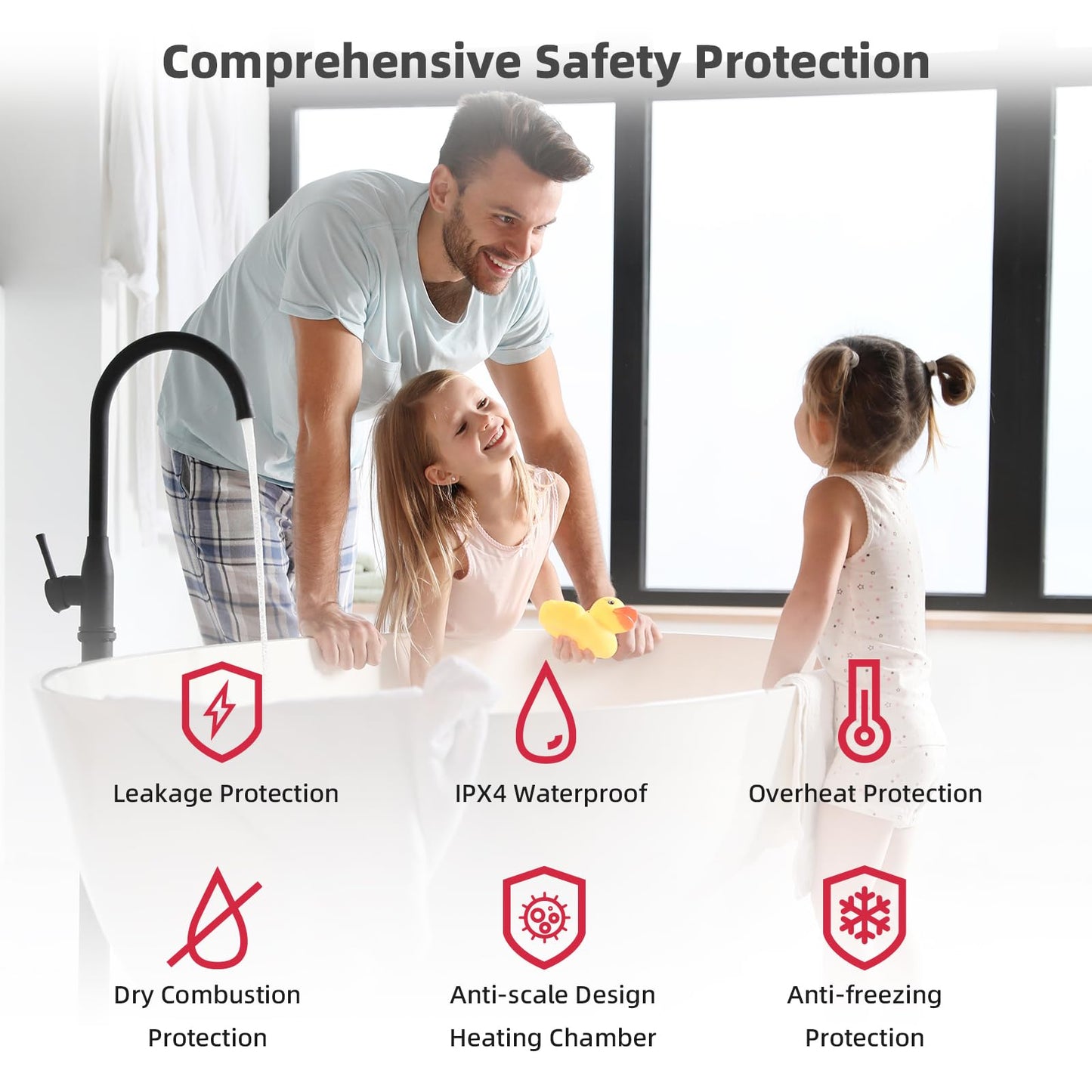 MIZUDO Tankless Water Heater Propane Indoor, Max 4.0 GPM 90,000 BTU CSA Certified Constant Temp High Power On Demand Hot Water Heater, for Whole House or Apartment, Gen 2