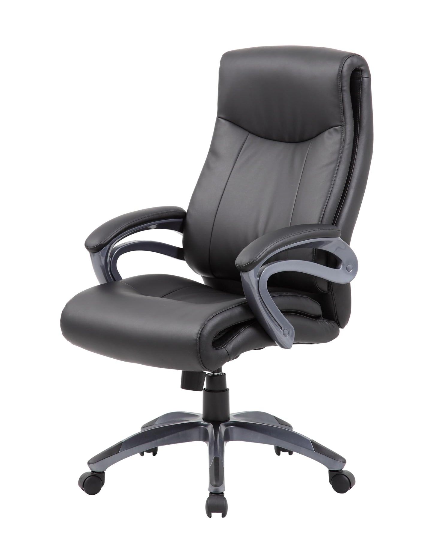 Boss Office Products Double Layer Executive Chair in Black
