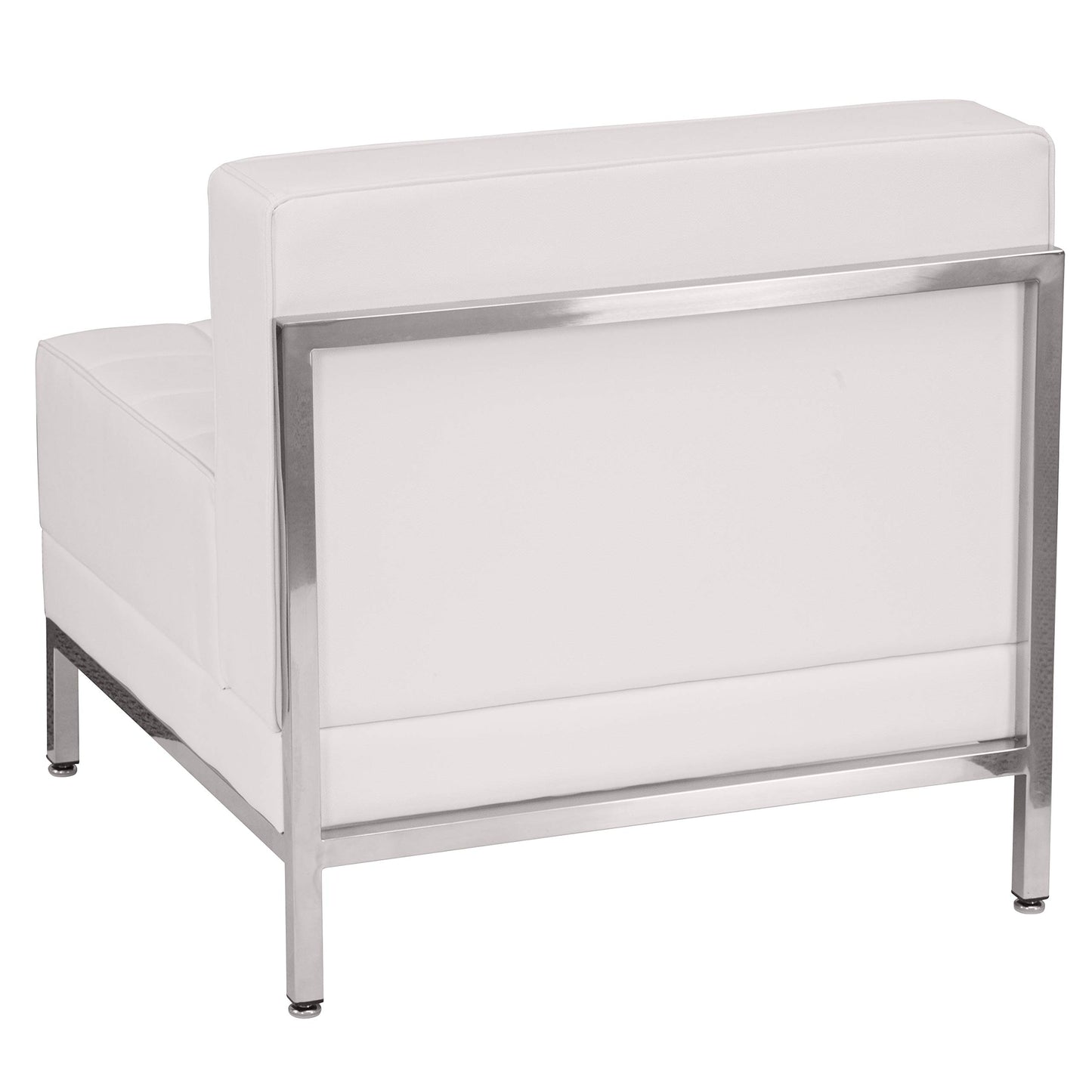 Flash Furniture HERCULES Imagination Series Contemporary White LeatherSoft Middle Chair