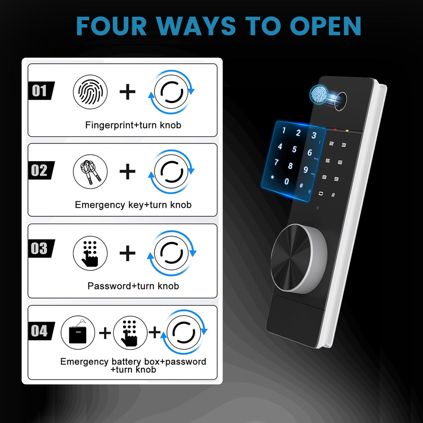 53.15" Hidden In-Wall Gun Safe with Fingerprint & Digital Keypad, Fireproof Heavy Duty Alloy Steel Wall Mounted Safe, Concealed Security Cabinet for Rifles, Pistols, Cash & Jewelry, White