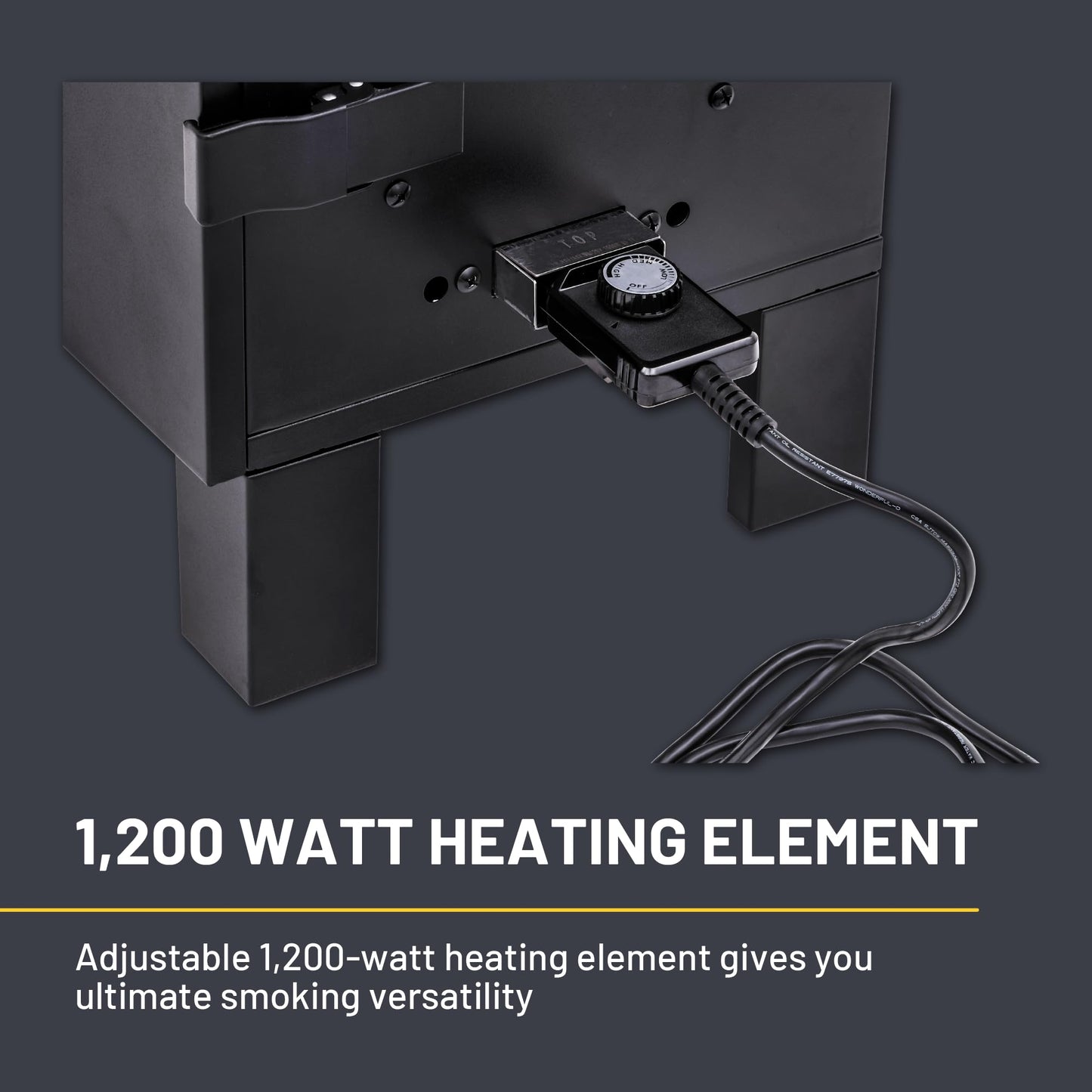 Charbroil Analog Electric Smoker, Black - 18202077