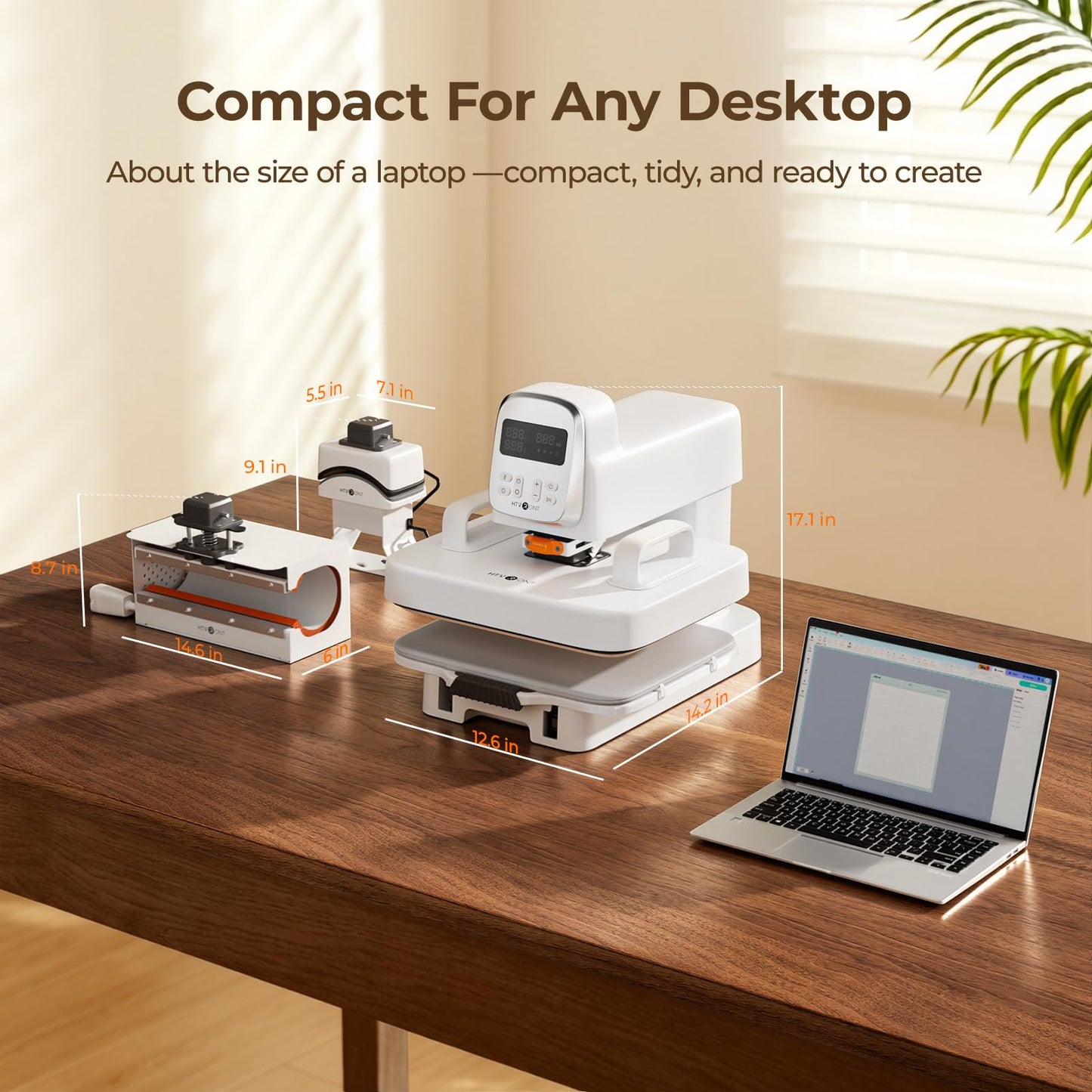 HTVRONT Auto Heat Press Machine - A100 3 in 1 Auto Heat Press 12X10 with Adjustable Pressure, Heats Up Fast & Evenly Sublimation Heat Press Machine for T Shirts, Mugs and Hats