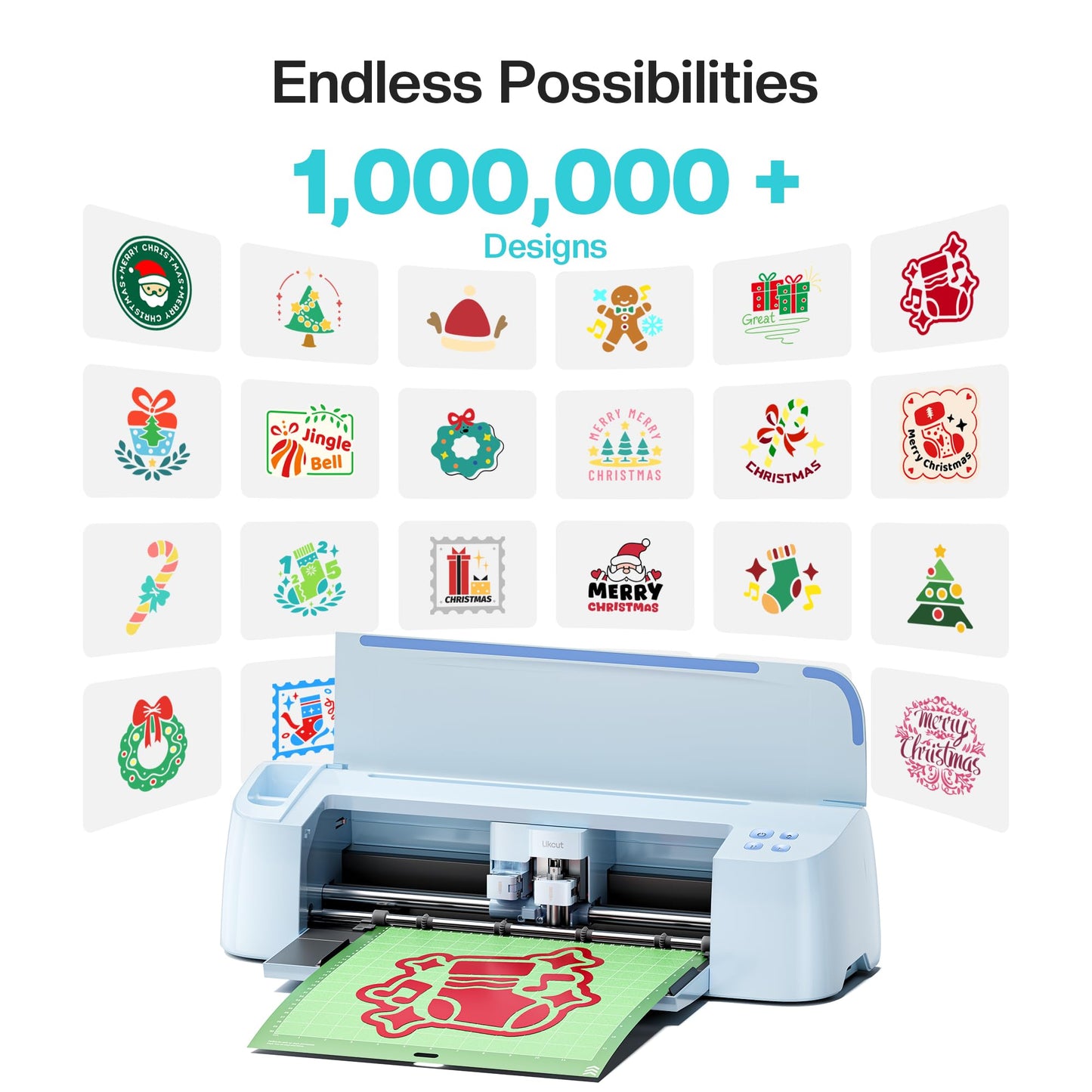 Likcut S31 Vinyl Cutter Machine - Essential Starter Bundle | Smart Cutting Machine for DIY Vinyl, HTV, Cardstock, Paper Crafts and Home Decor