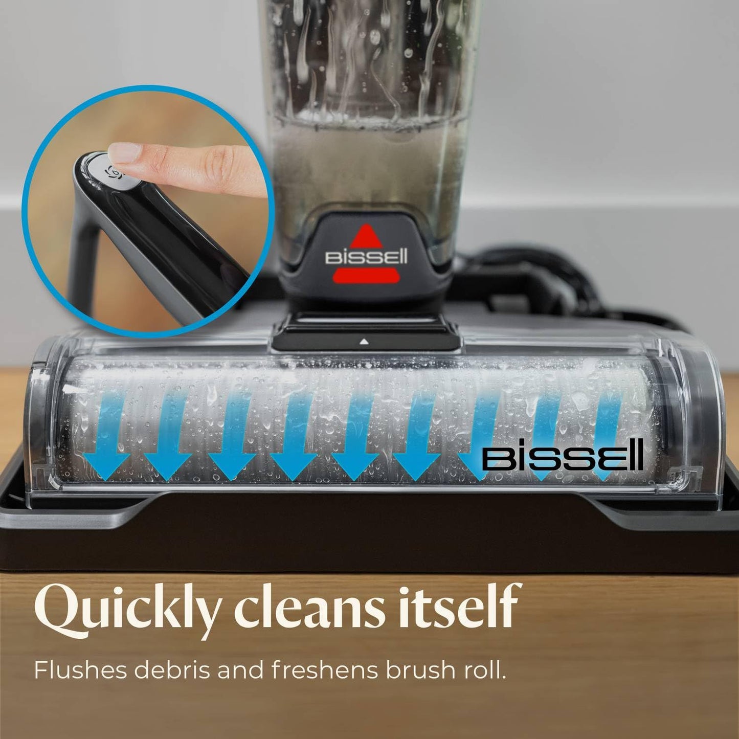 Bissell CrossWave OmniForce Cordless Wet Dry Vacuum Mop, Multi-Surface Floor Cleaner with Tangle-Free Brush Roll & Dedicated Dry Vacuum Mode for Hard Floors & Area Rugs, 3882