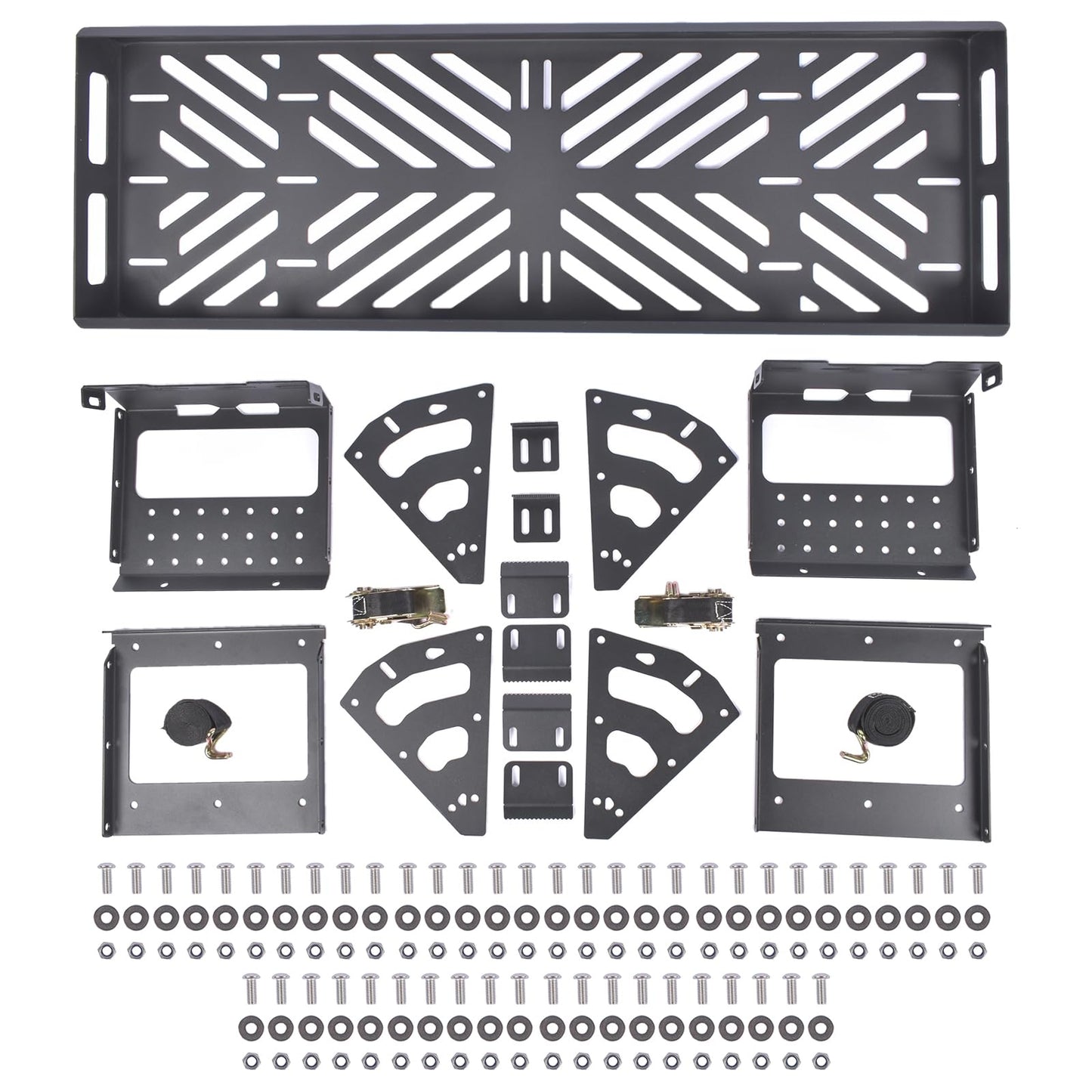 Getanye 32" - 40" Spare Tire Utility Cargo Basket Storage Tray Replacement for Jeep Wrangler JK JL TJ YJ CJ Ford Bronco SUV