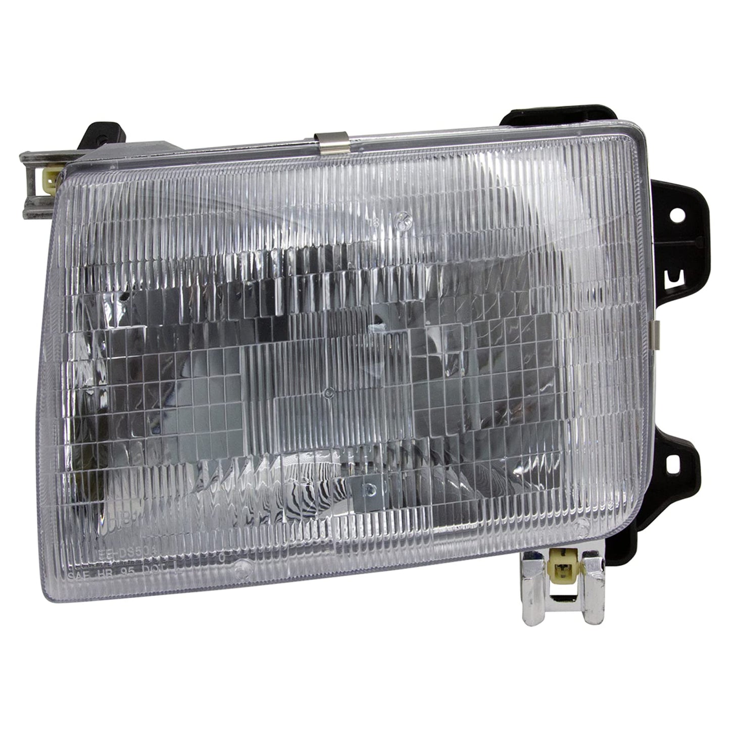 TRQ Headlight Corner Light Assembly Set for 1998-2000 Nissan Frontier, 2000-2001 Xterra, Model LKA87338, White
