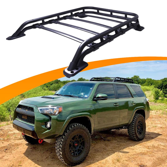 Snailfly Roof Rack Basket Fit for 2010-2024 Toyota 4Runner Rooftop Luggage Cargo Carrier Extra Bar Replacement