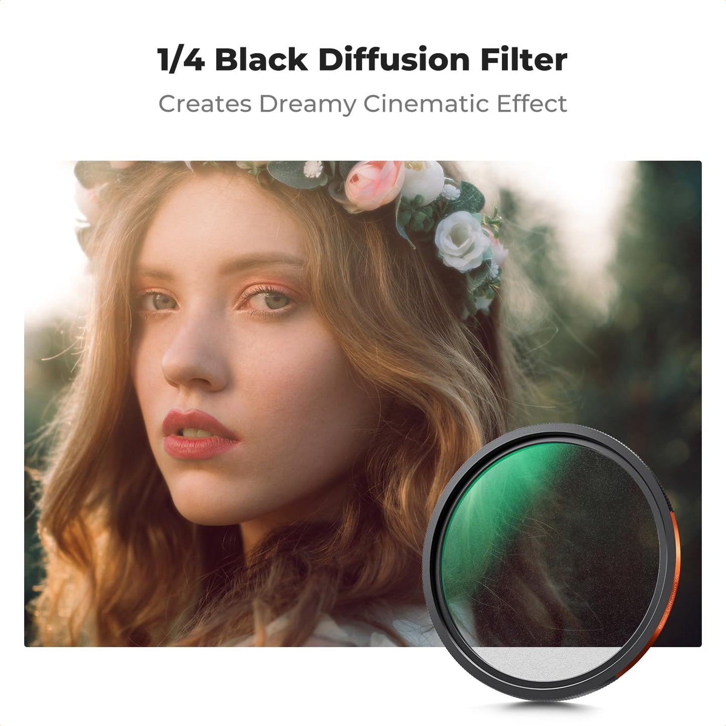 K&F CONCEPT 95mm Magnetic 1s Swap 5-Pack: CPL + VND2-32 + Black Diffusion 1/4 + Magnetic Basic Ring + Lens Cap Kit with Storage Case, 28 Multi-Layer Coating for Camera Lens (Nano-X Series)