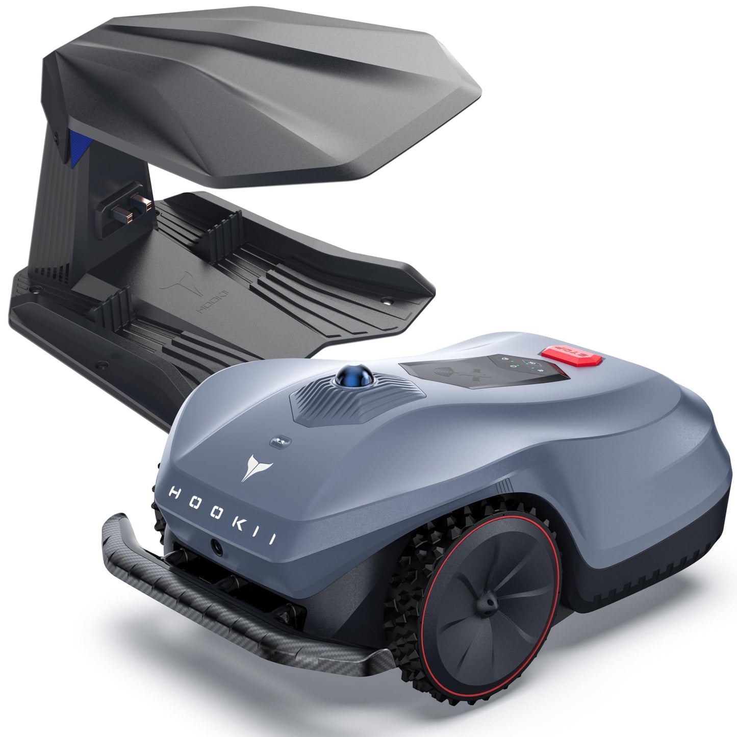 Neomow X SE Robot Lawn Mower Perimeter Wire Free for 0.75 Acre 3D LiDAR SLAM+Vision Mapping Robotic Lawnmower with 4G, No RTK Station Required, AI Accurate Obstacle Avoidance, App Control, Anti-Theft