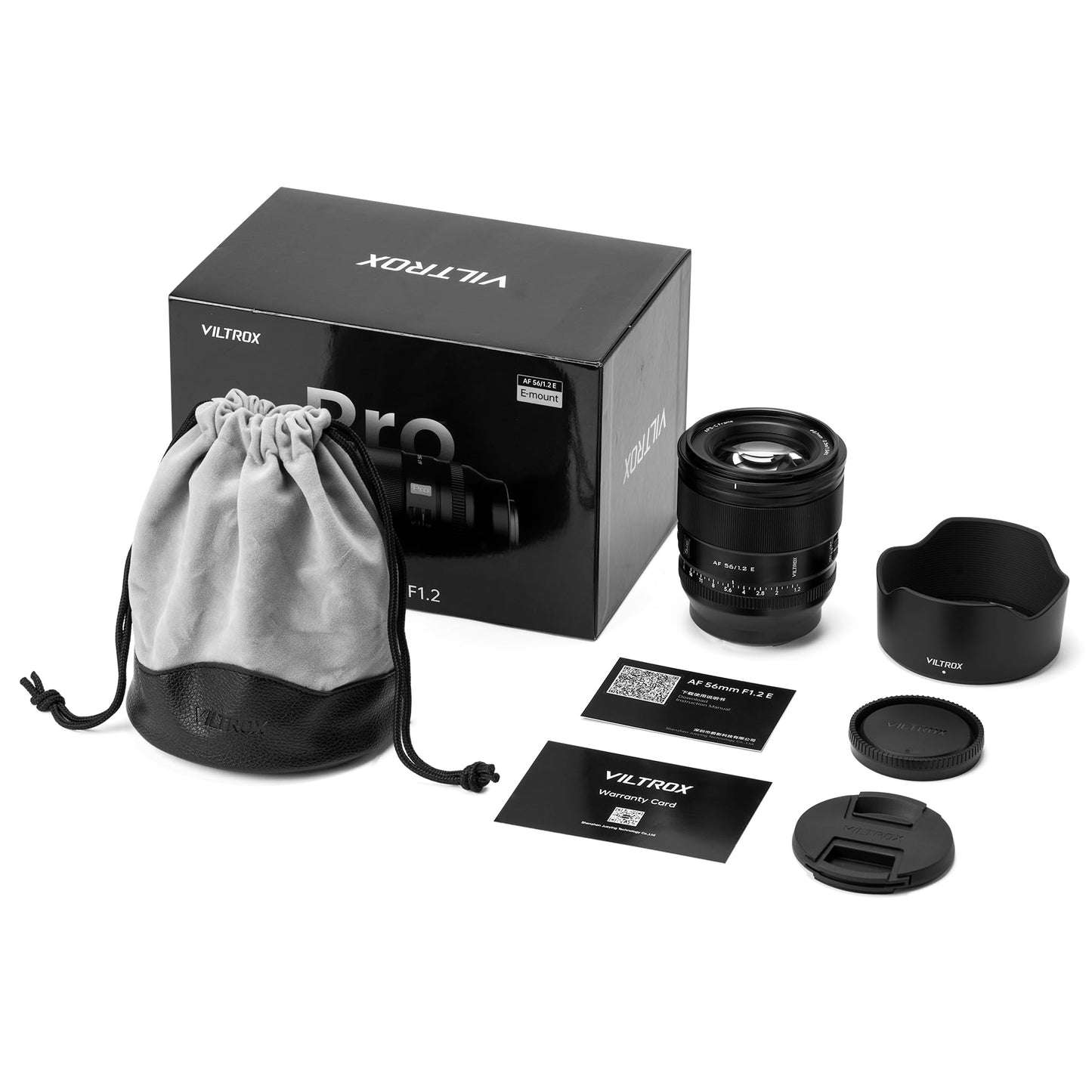 VILTROX AF 56mm F1.2 E-Mount APS-C Lens, Large Aperture Autofocus Portrait Prime Lens for Sony E-Mount Cameras A6700 A6600 A6400 A6100 ZV-E10 ZV-E10 II FX30