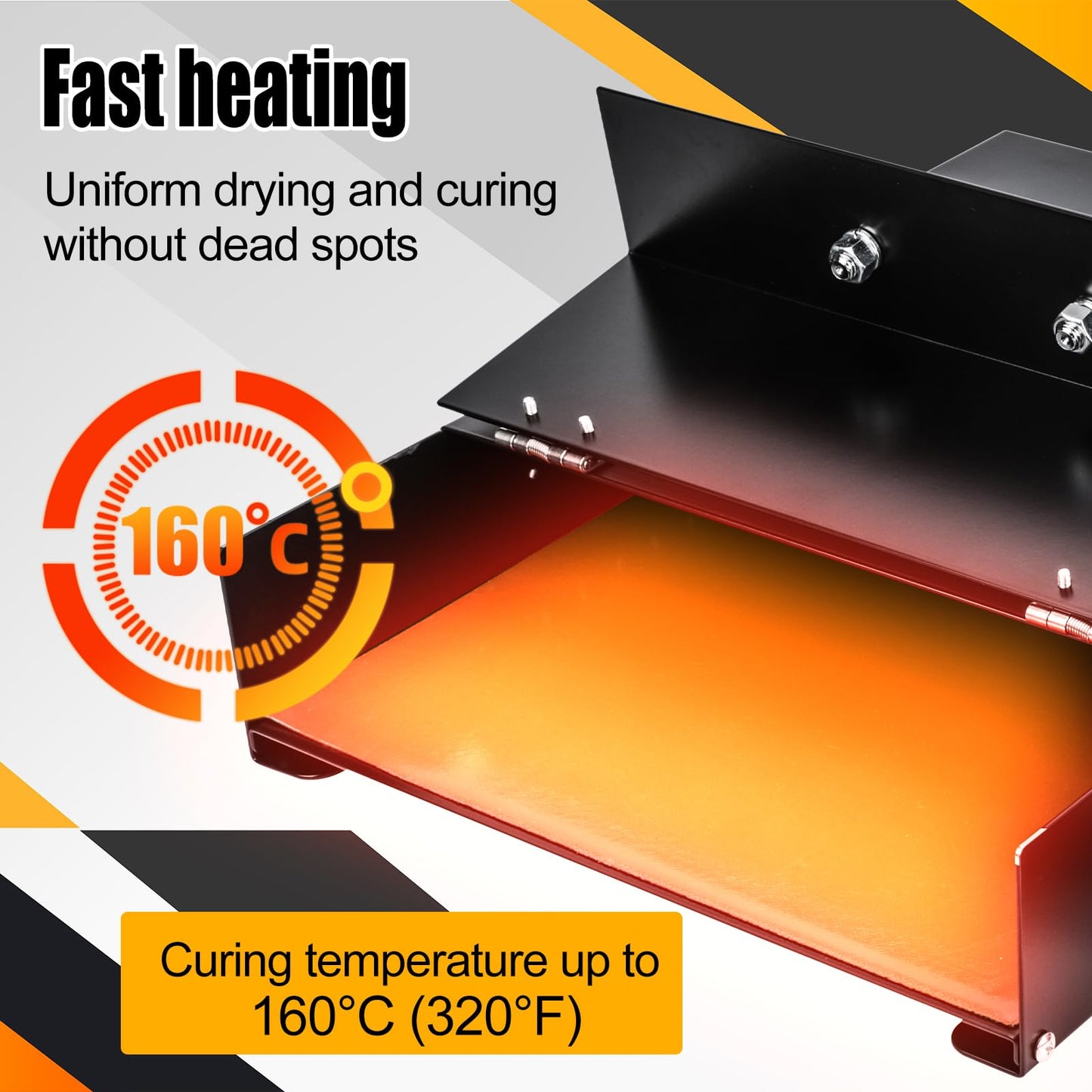 Helivivfy DTF Oven for Heat Transfer Printing, A3/A4/A5 DTF Oven Dryer with Temperature Control for Heat Transfer Printing DTF Power 0-160℃