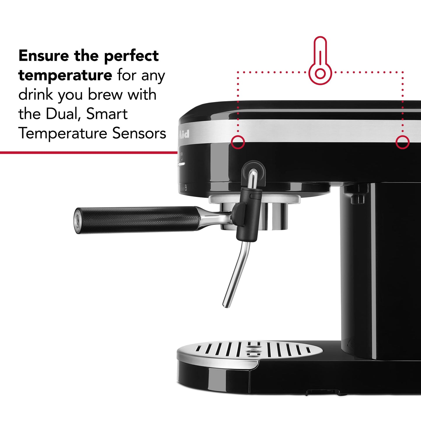 KitchenAid Metal Semi-Automatic Espresso Machine - KES6503