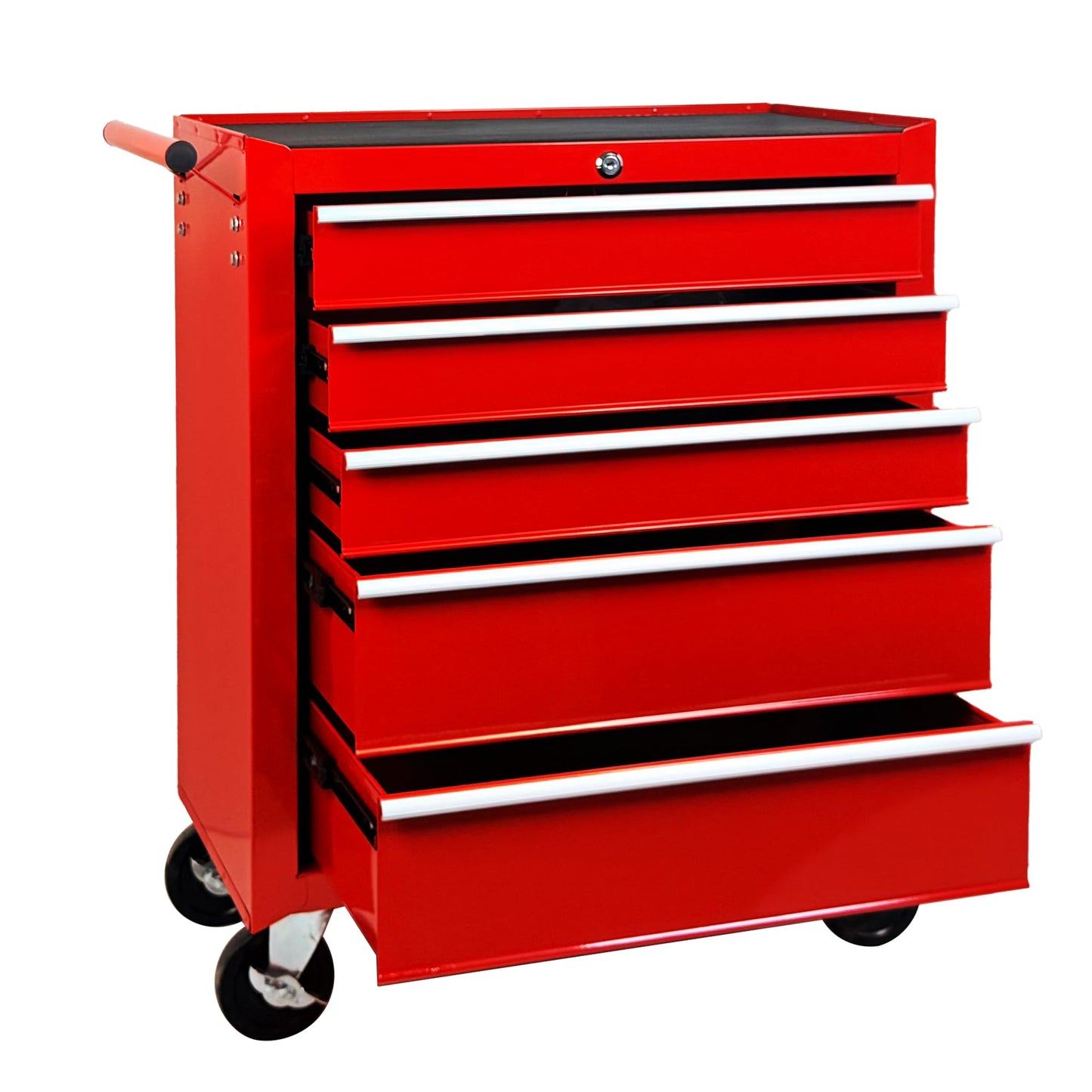 KEIKI 5-Drawer Rolling Tool Chest with Wheels & Lock