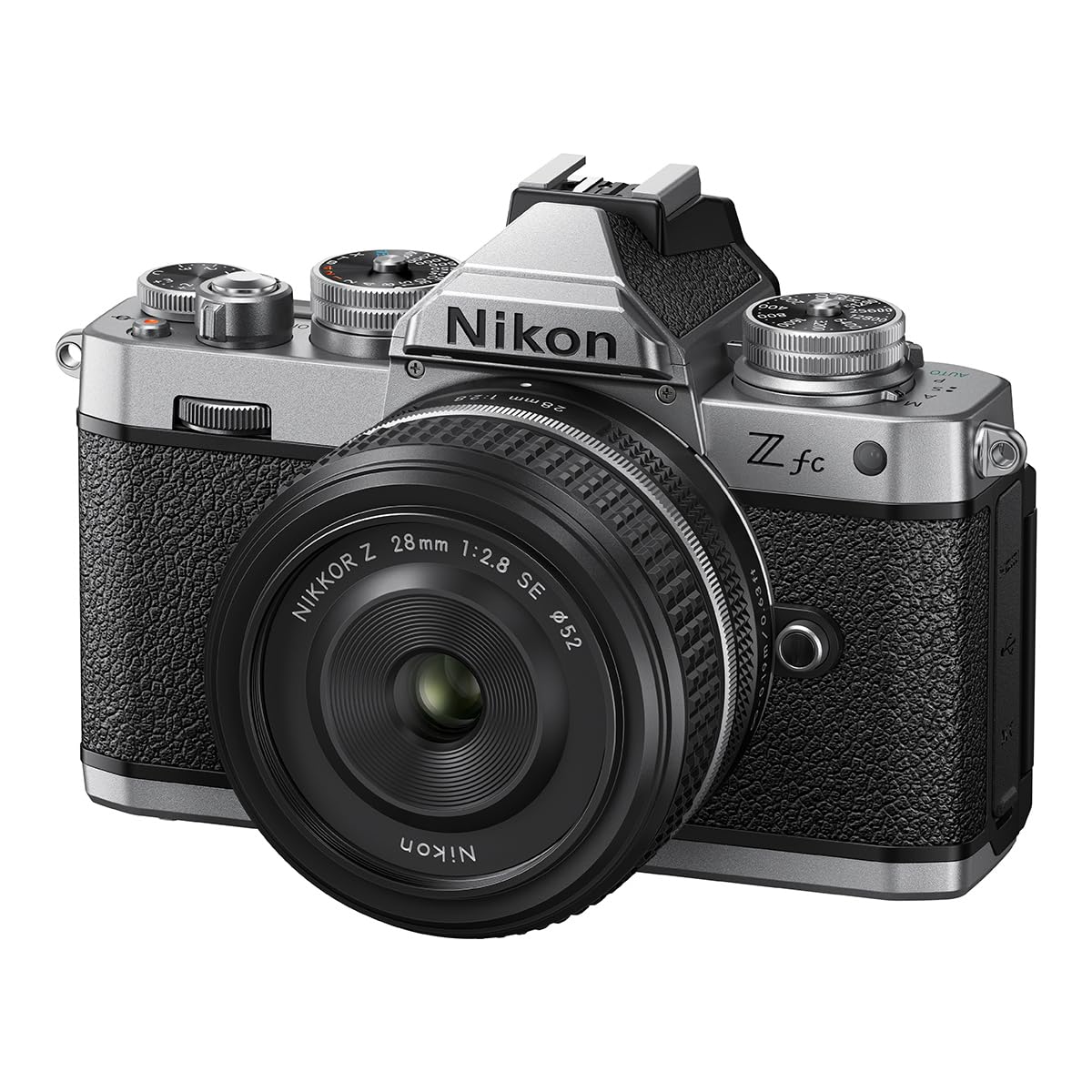 Nikon Z fc with Special Edition Prime Lens | Retro-inspired compact mirrorless stills/video camera with matching 28mm f/2.8 prime lens | Nikon USA Model