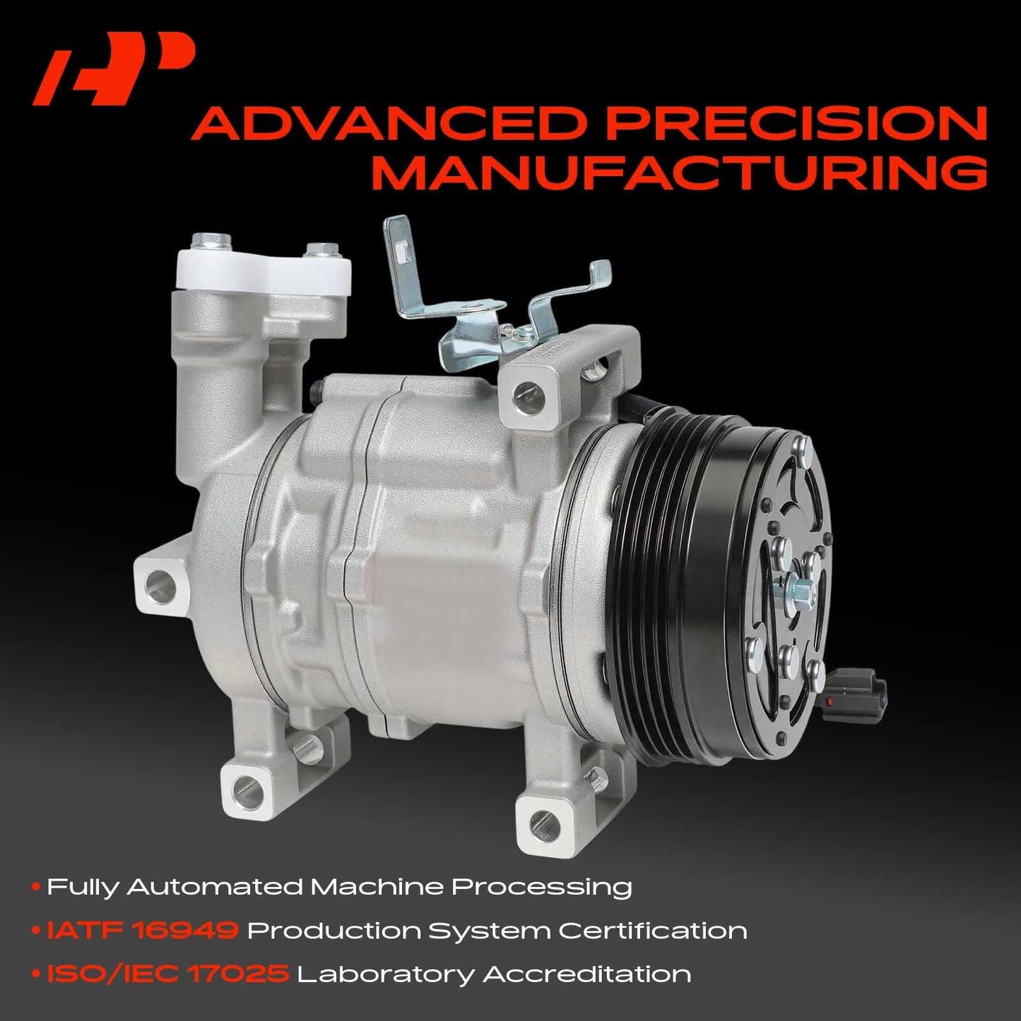 A-Premium Air Conditioner AC Compressor with Clutch Compatible with Subaru Forester 2007-2013 2.5L, Forester 2014 2.0L, Impreza 2008-2011 2.0L, Impreza 2008-2014, WRX 2015-2016, WRX STI 2015-2019